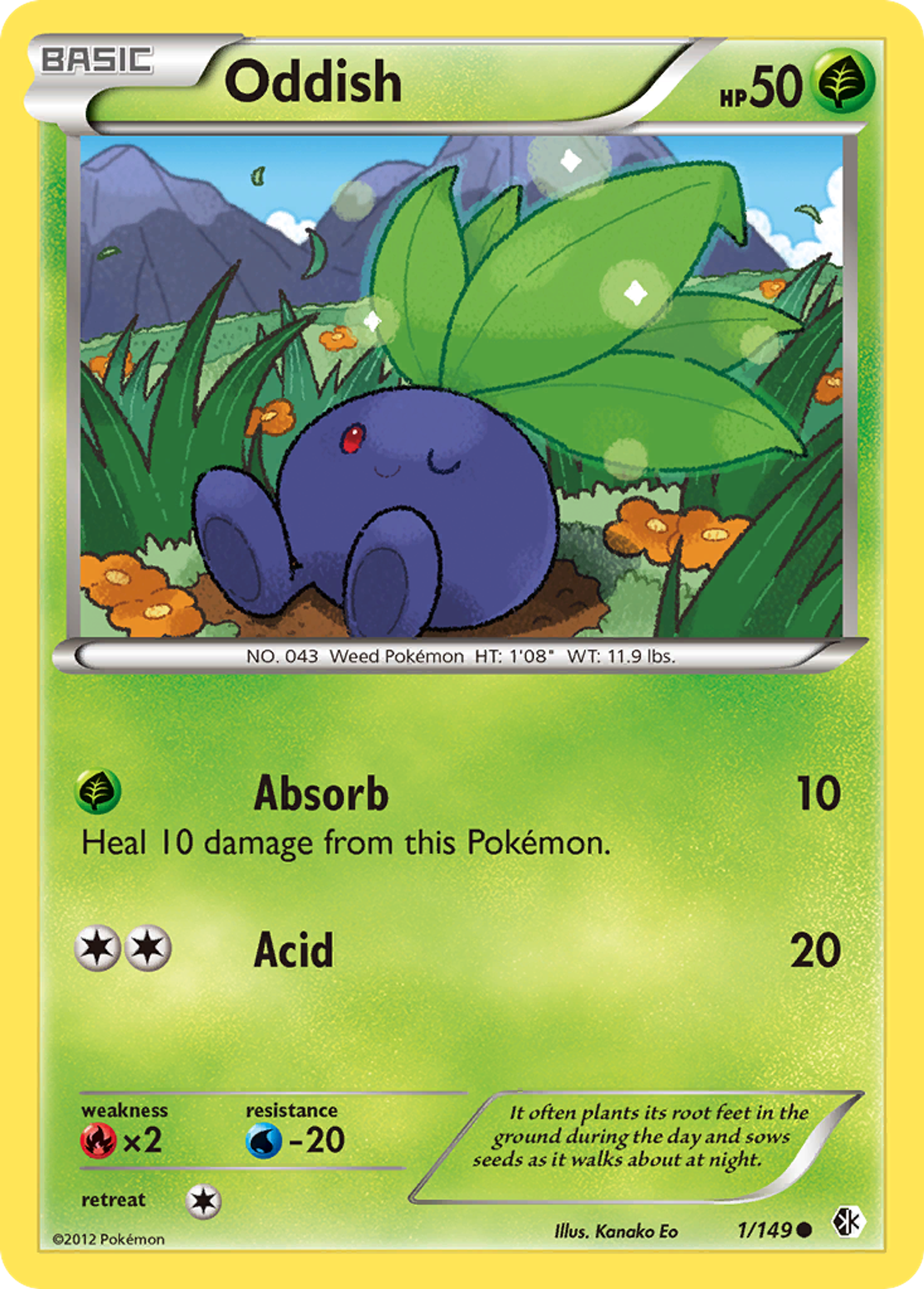 Oddish — Boundaries Crossed — Pokemon