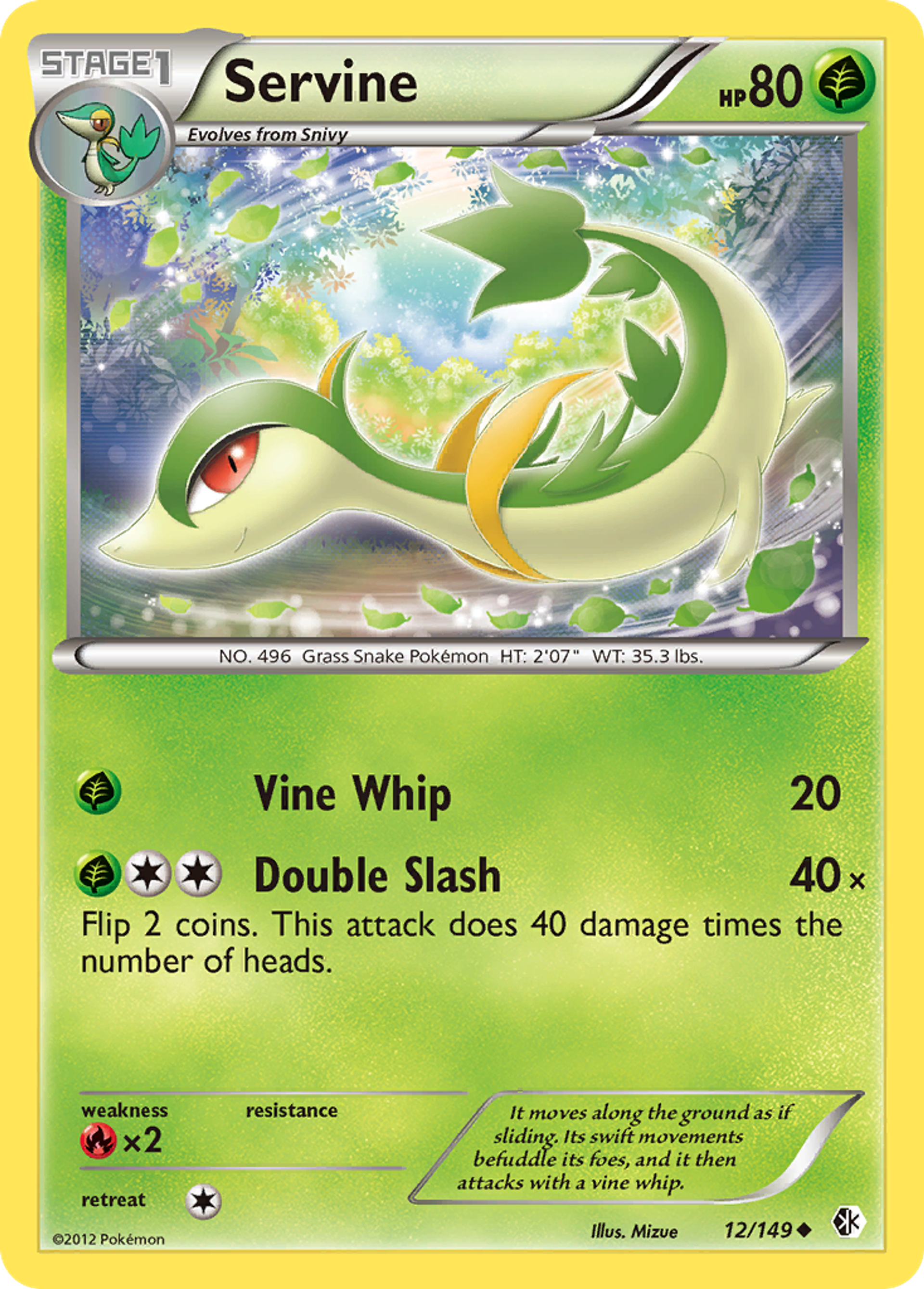 Servine — Boundaries Crossed — Pokemon