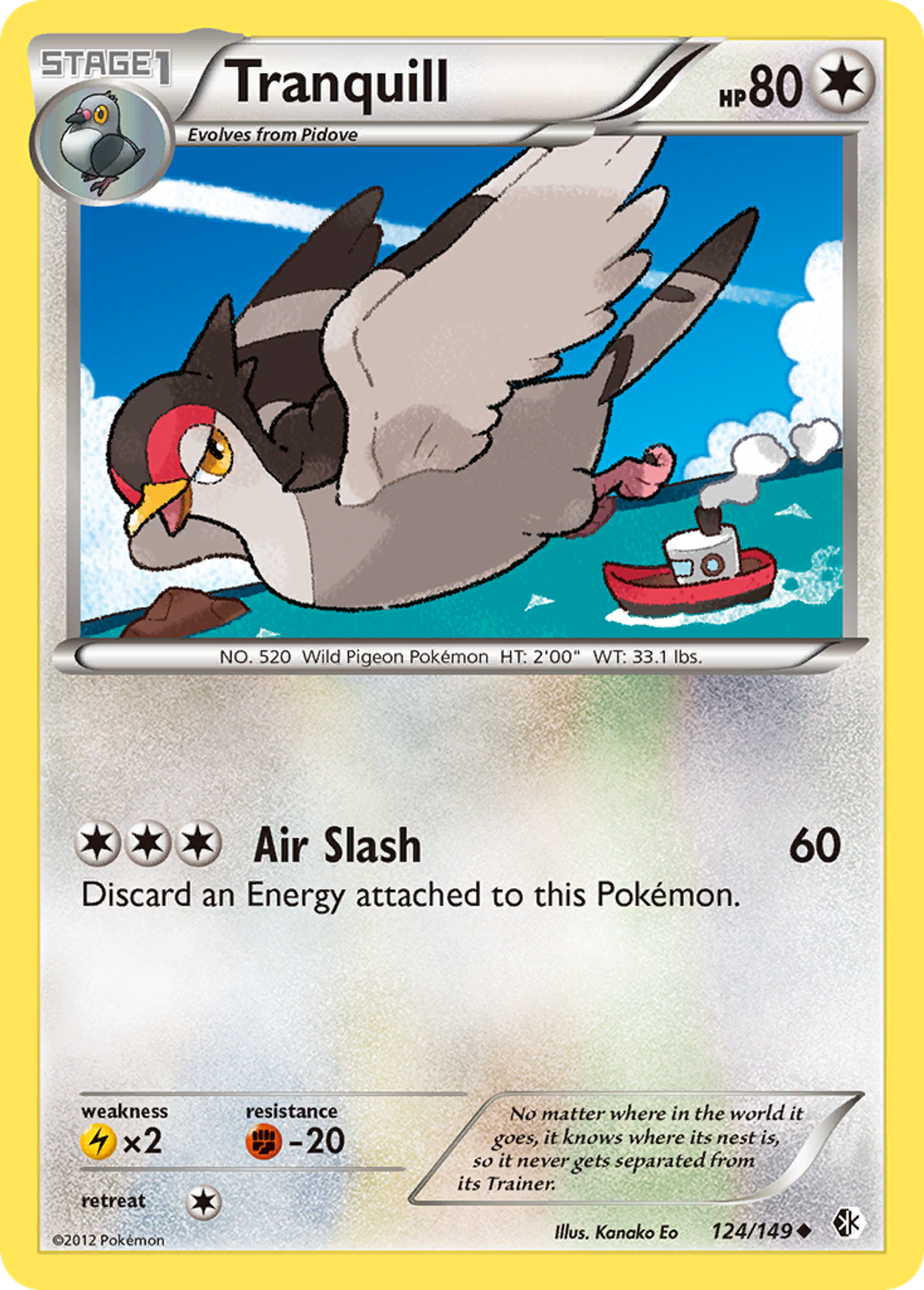 Tranquill — Boundaries Crossed — Pokemon