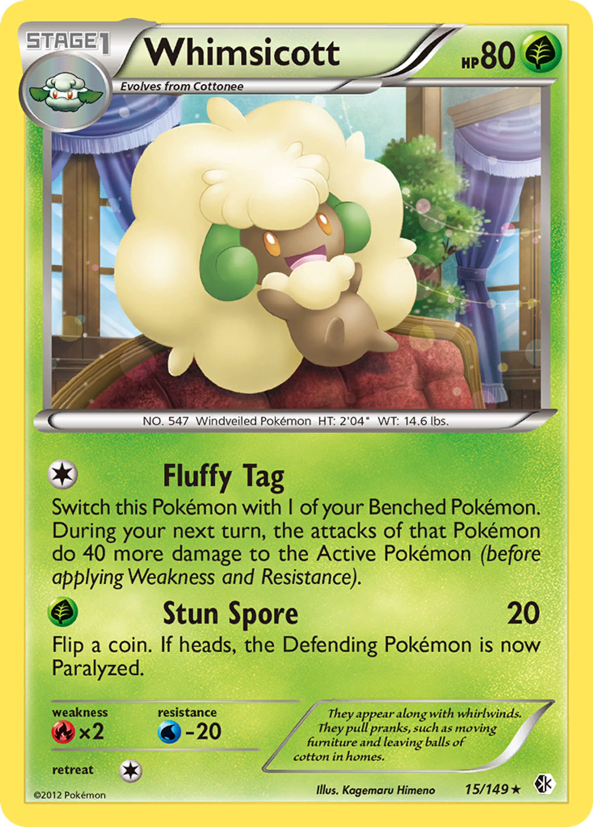 Whimsicott — Boundaries Crossed — Pokemon