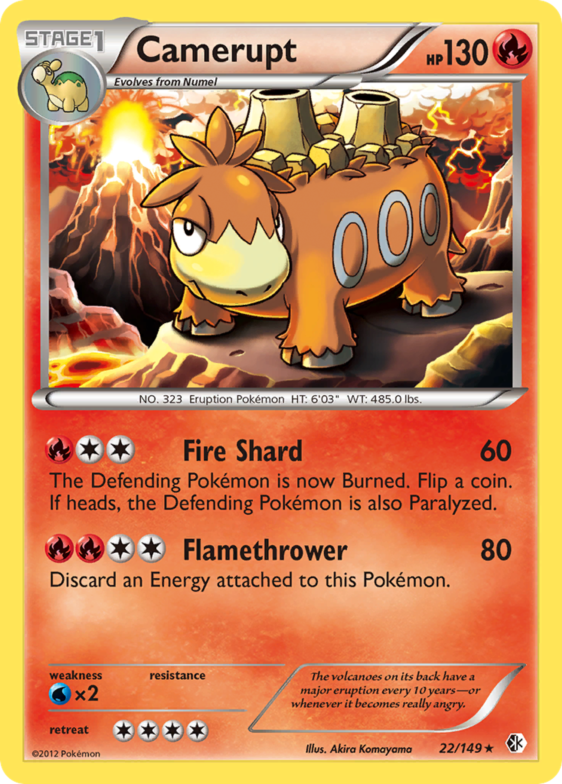 Camerupt — Boundaries Crossed — Pokemon