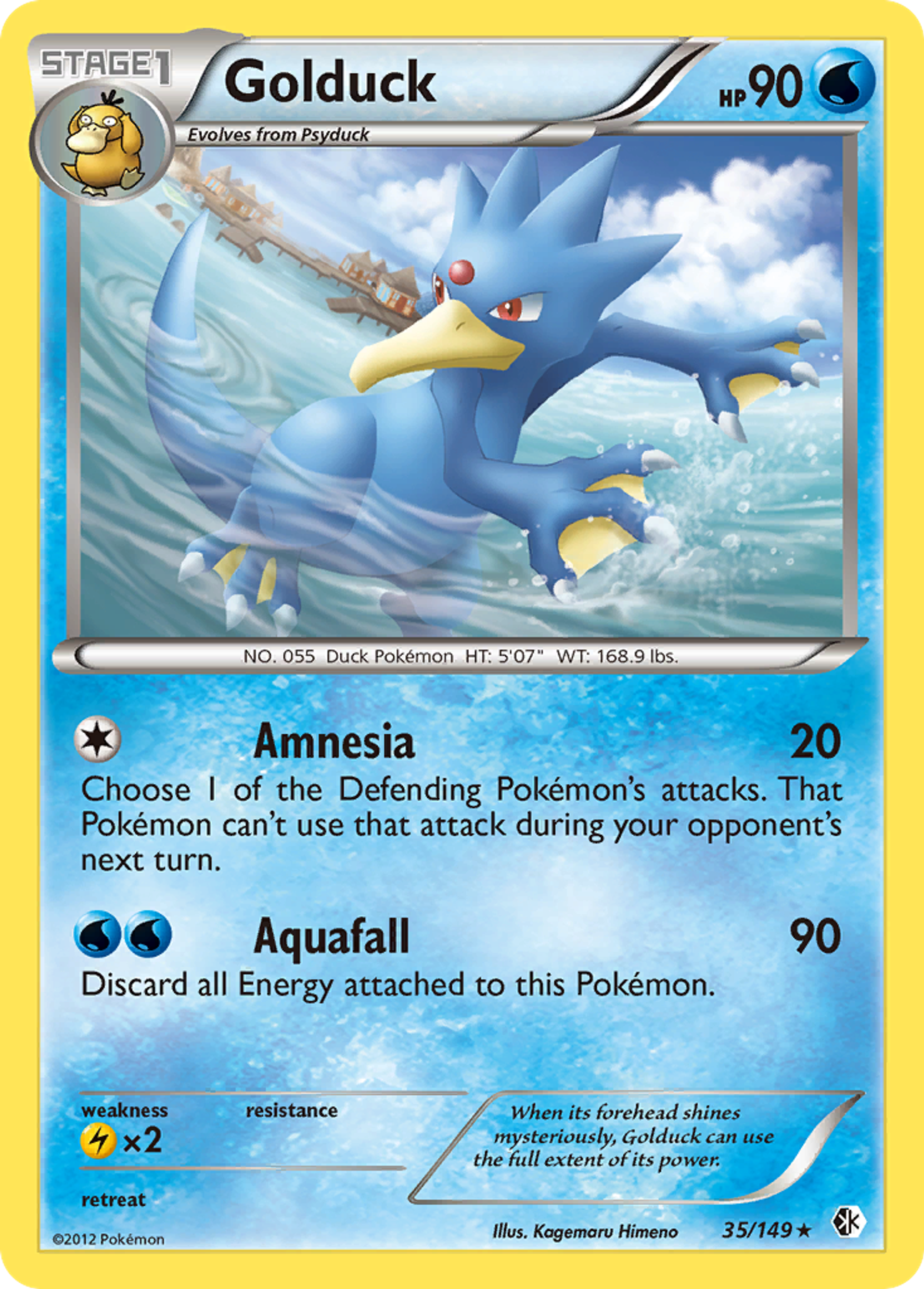 Golduck — Boundaries Crossed — Pokemon