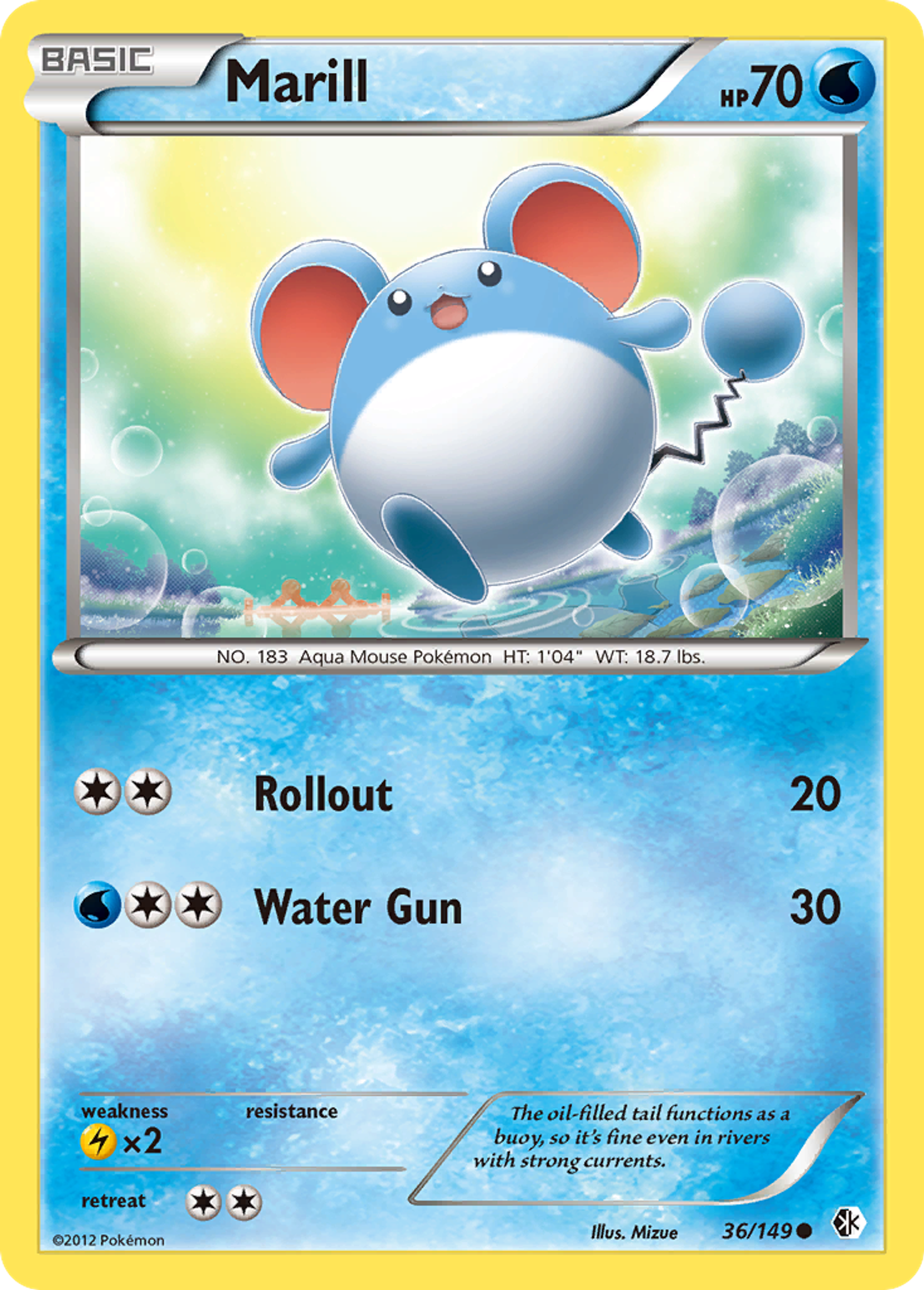 Marill — Boundaries Crossed — Pokemon