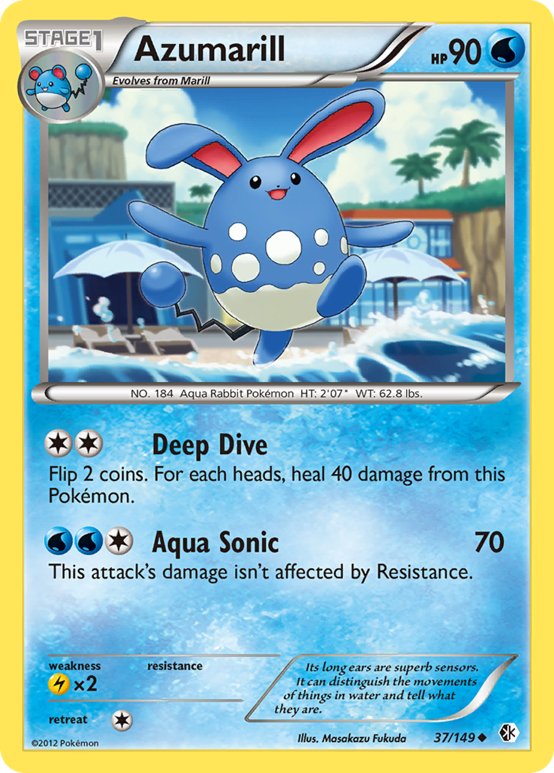 Azumarill — Boundaries Crossed — Pokemon