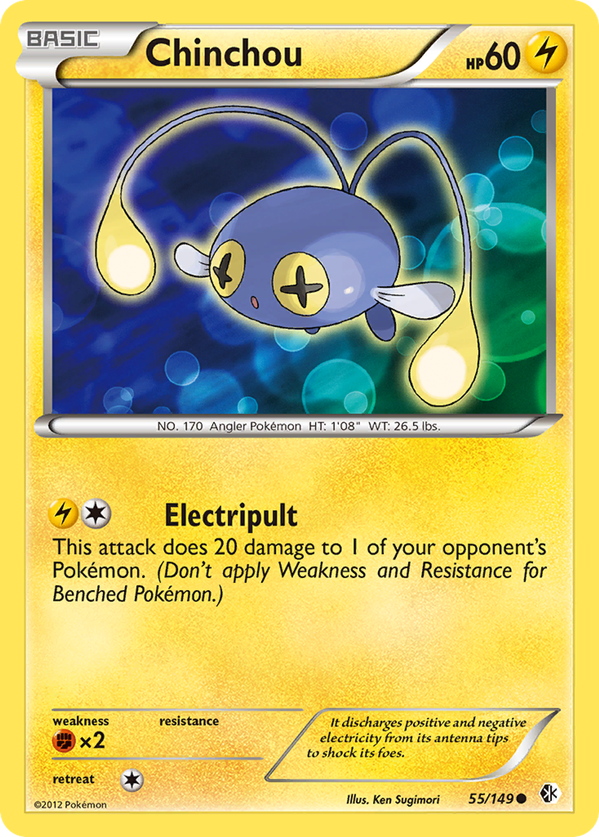 Chinchou — Boundaries Crossed — Pokemon