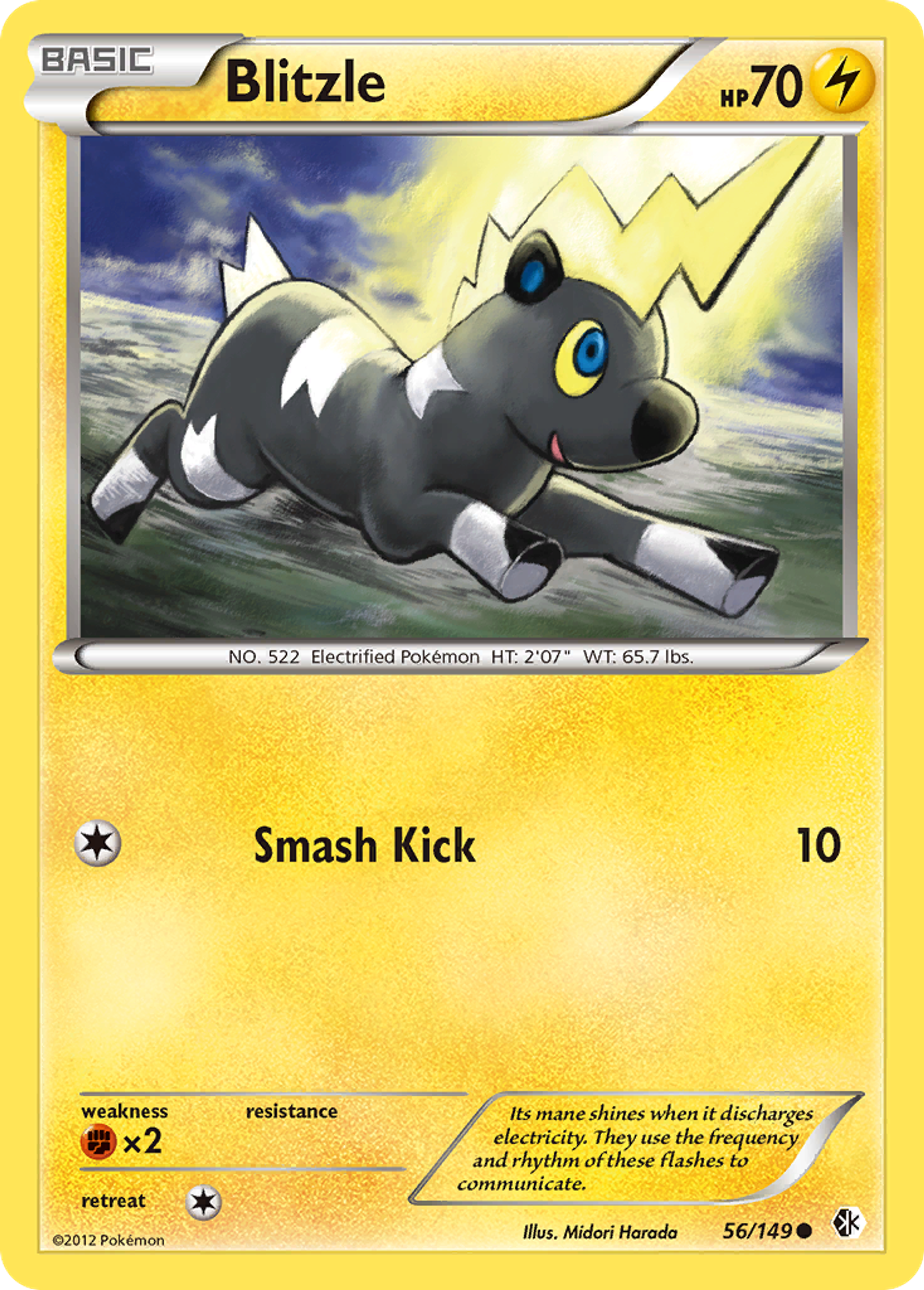 Blitzle — Boundaries Crossed — Pokemon