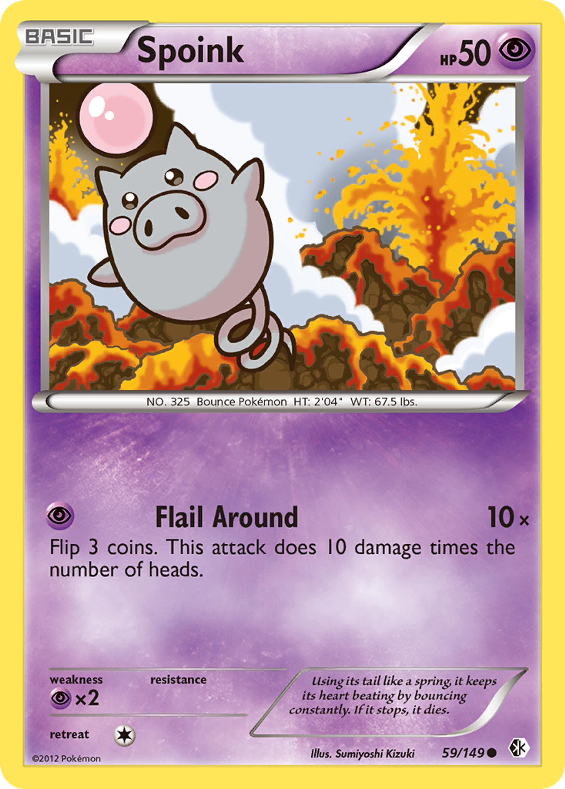 Spoink — Boundaries Crossed — Pokemon