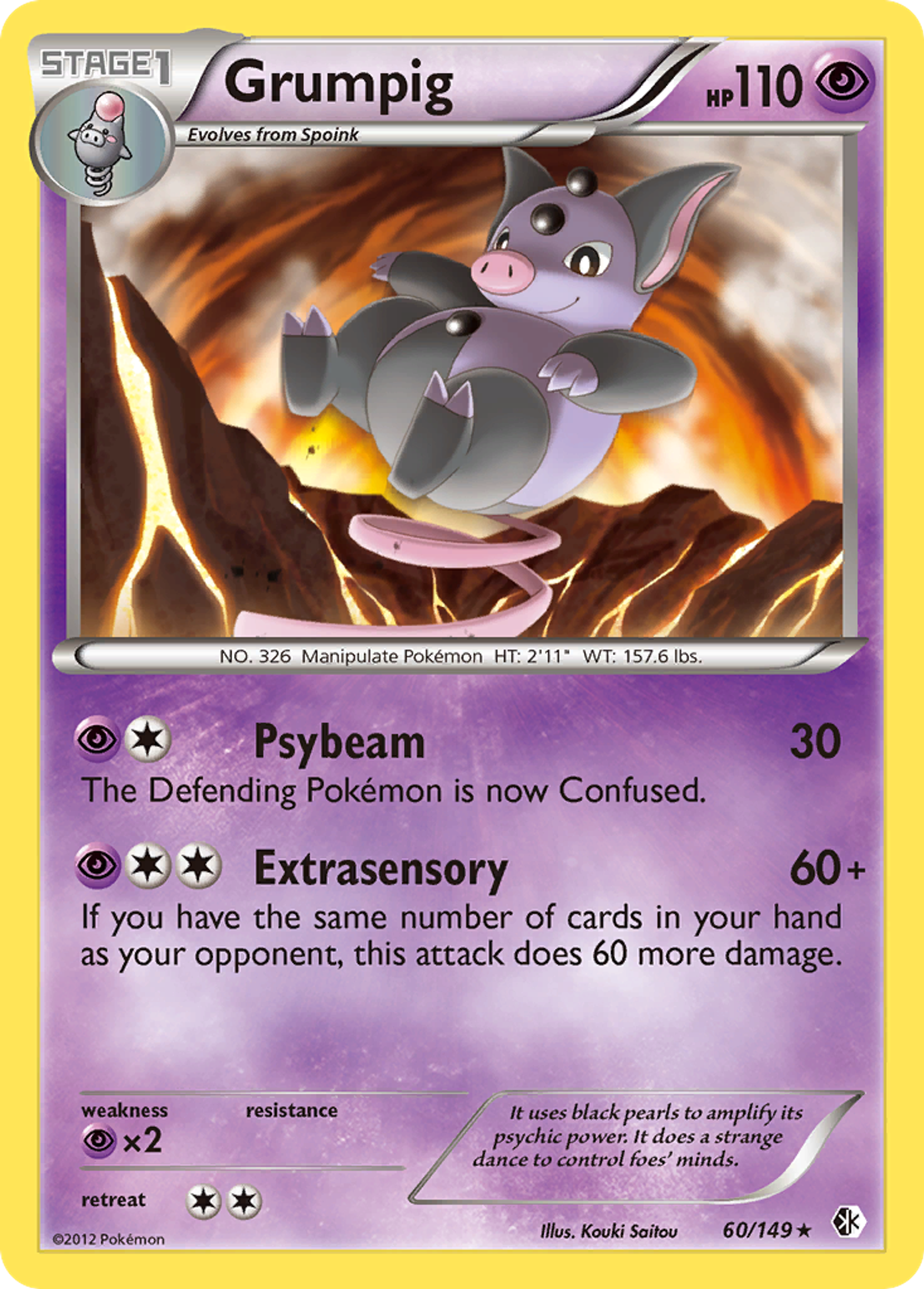 Grumpig — Boundaries Crossed — Pokemon
