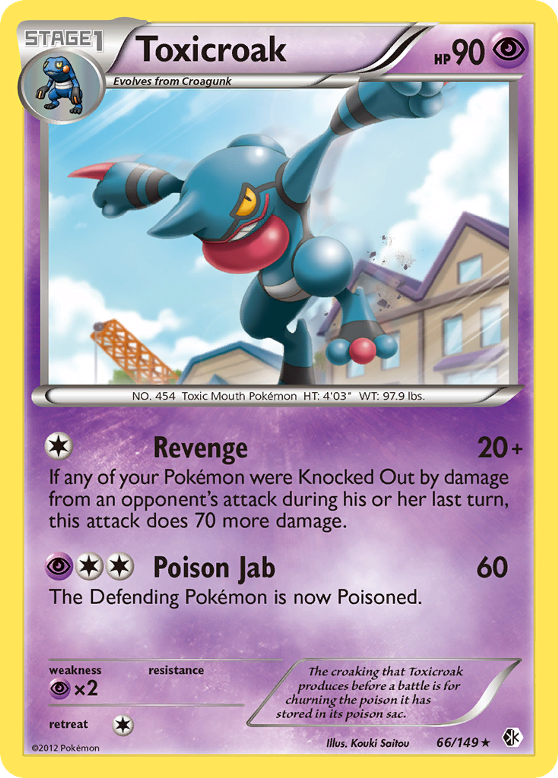 Toxicroak — Boundaries Crossed — Pokemon