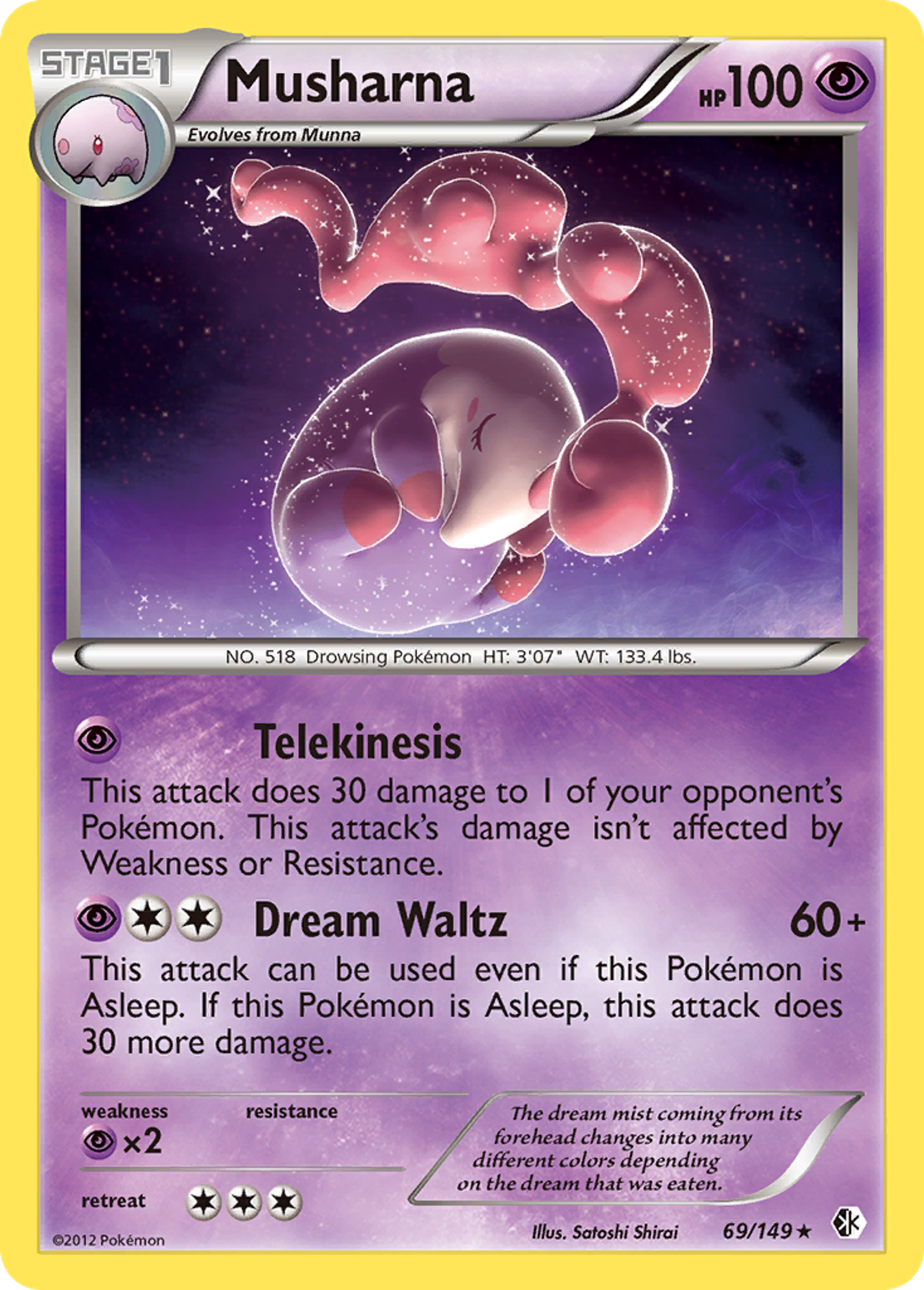 Musharna — Boundaries Crossed — Pokemon