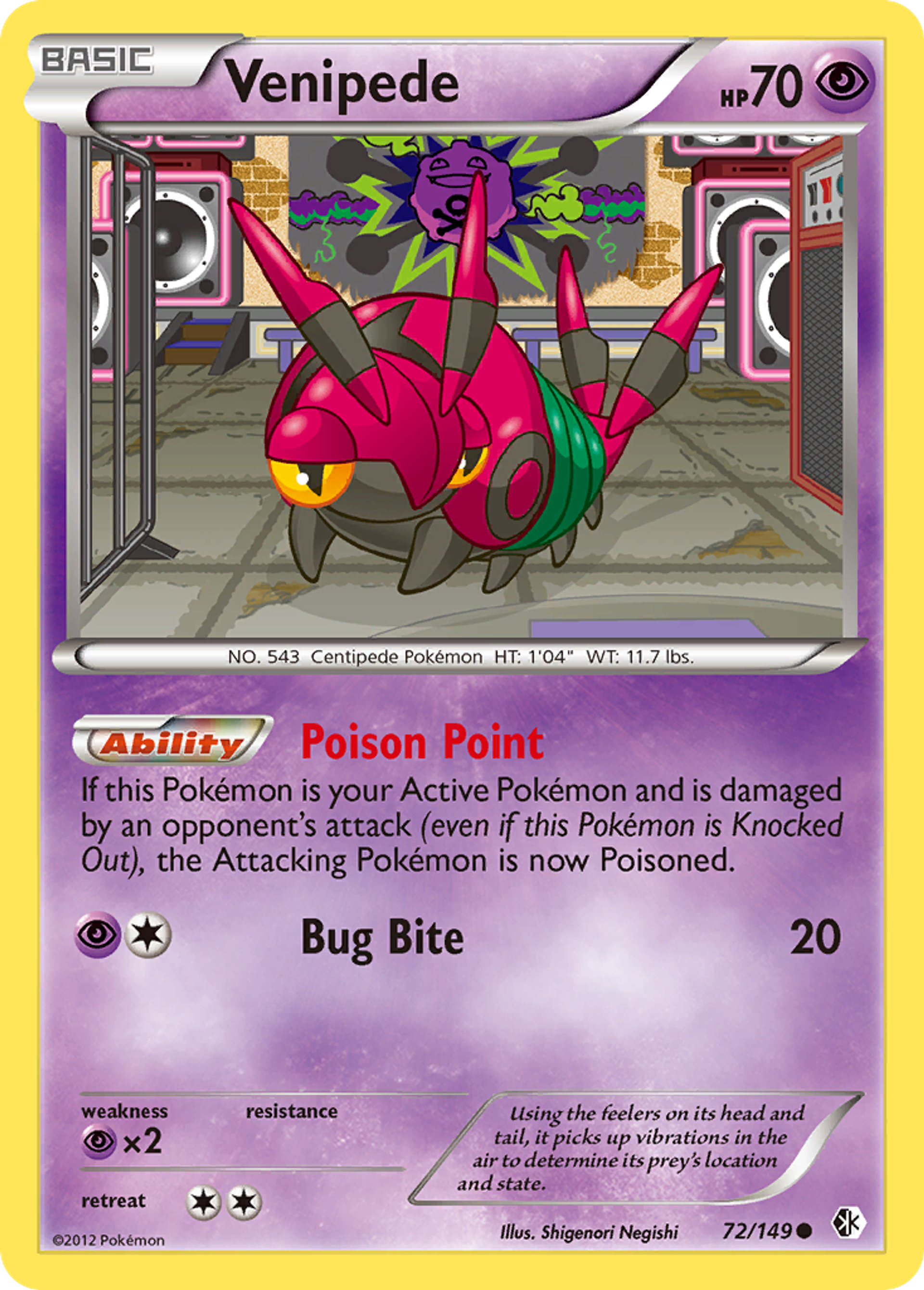 Venipede — Boundaries Crossed — Pokemon