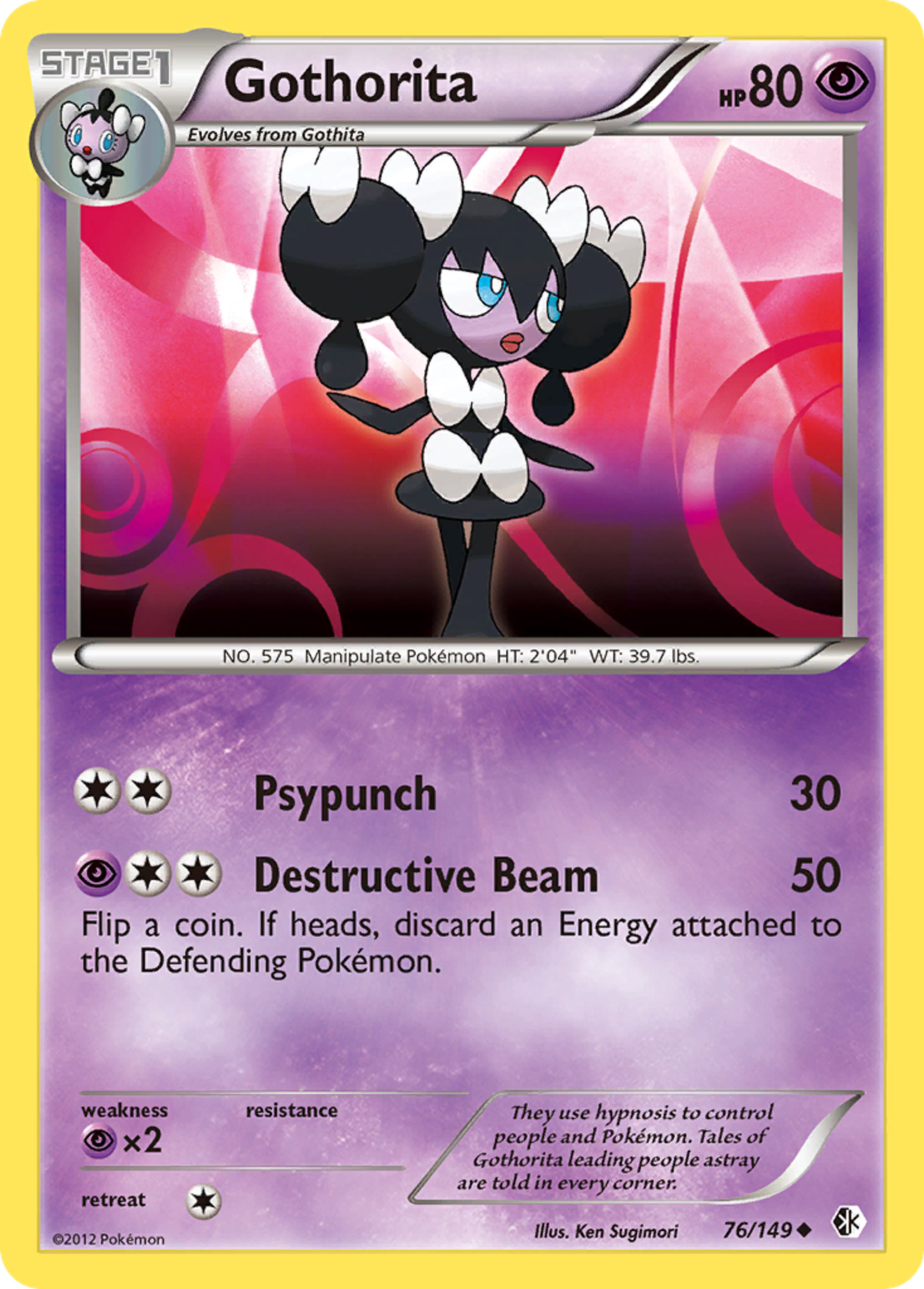 Gothorita — Boundaries Crossed — Pokemon