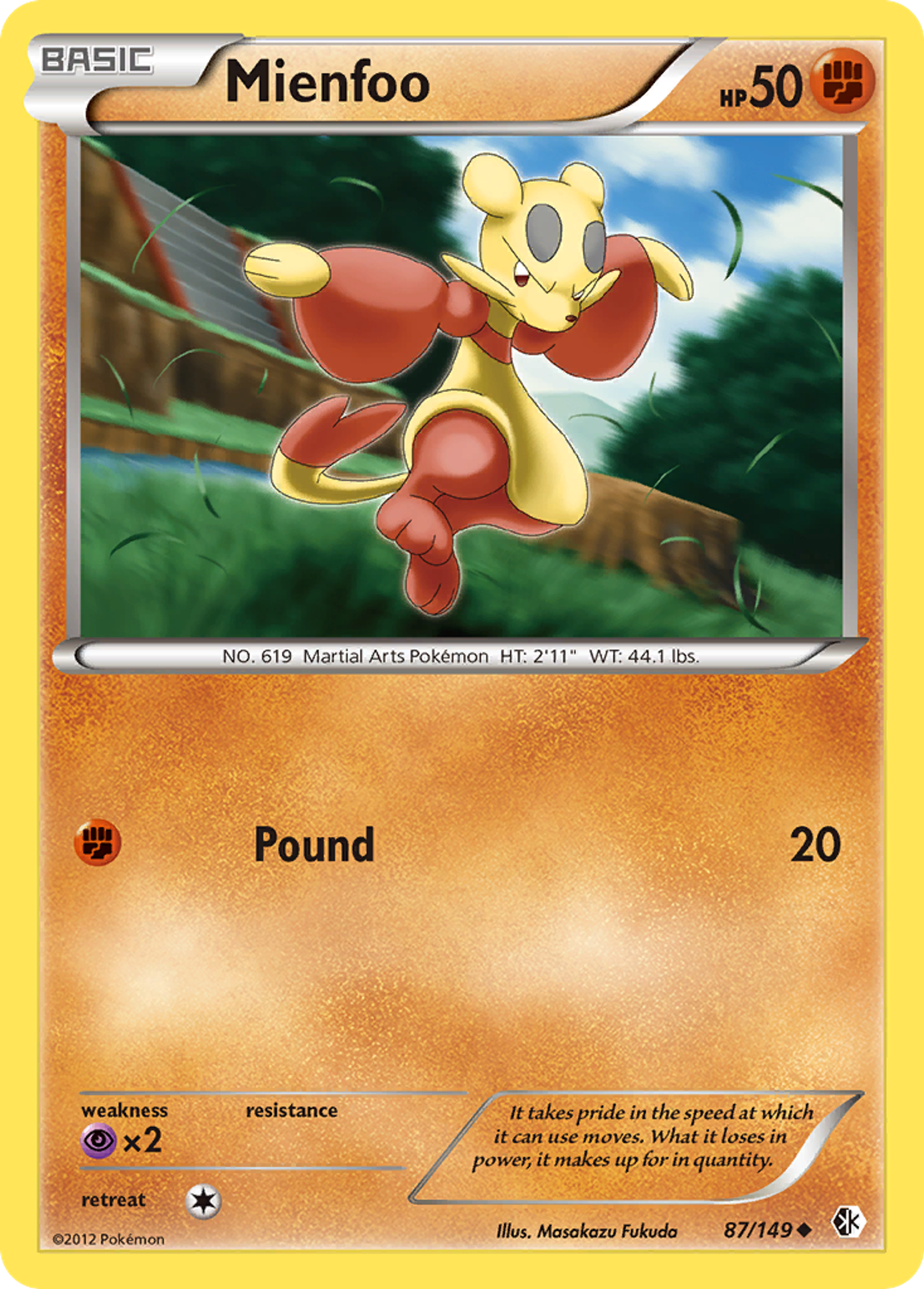 Mienfoo — Boundaries Crossed — Pokemon