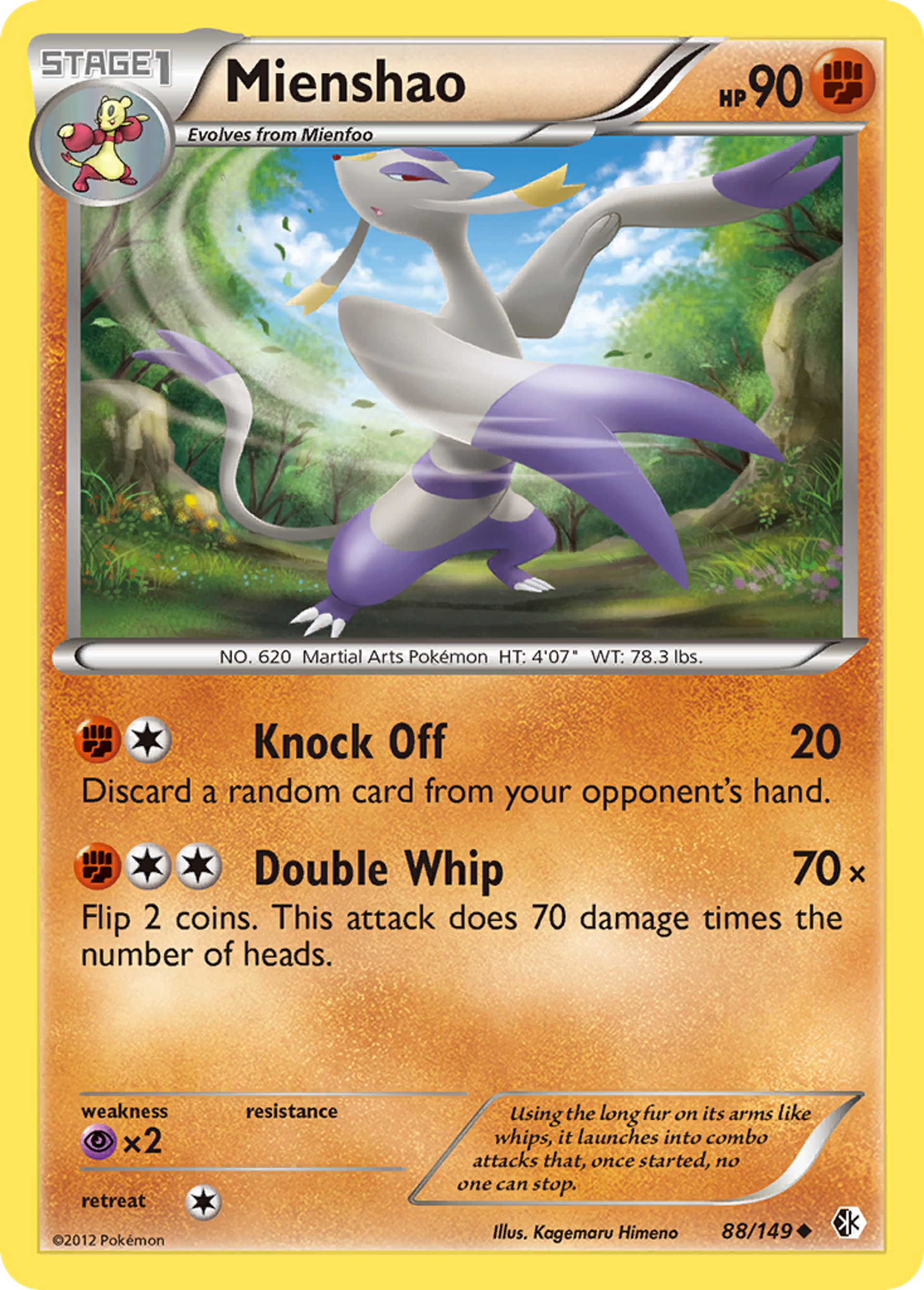 Mienshao — Boundaries Crossed — Pokemon
