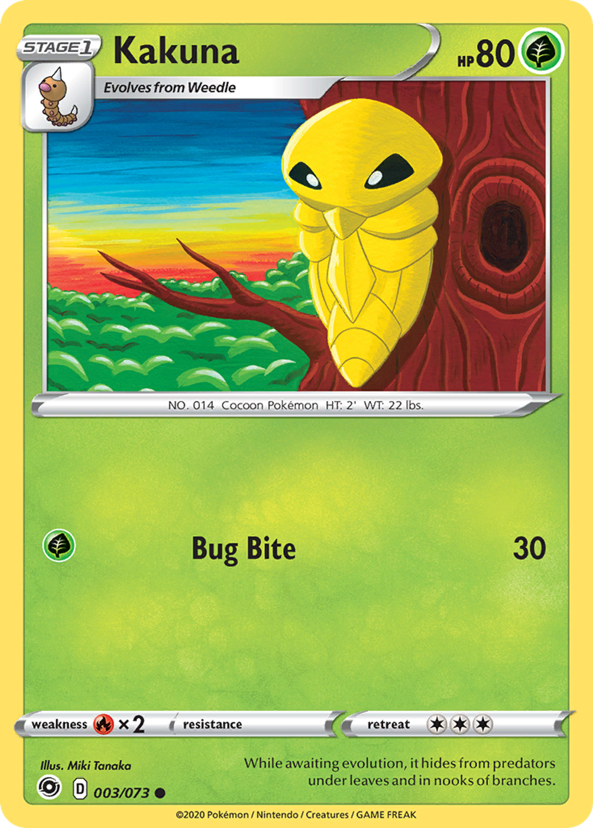 Kakuna — Champion's Path — Pokémon