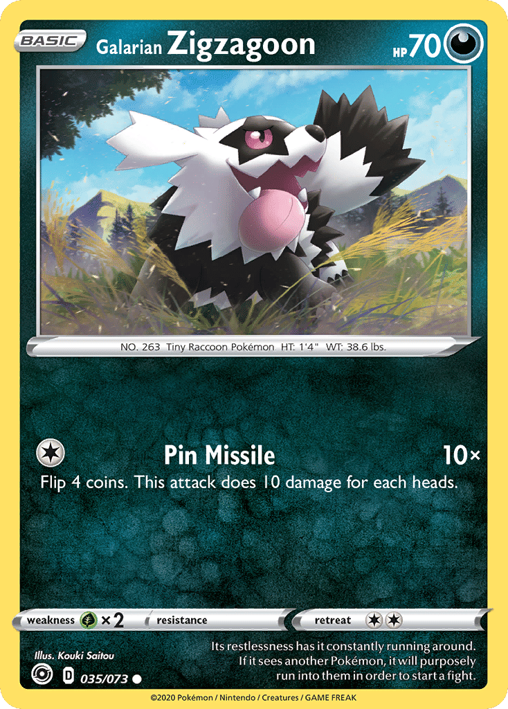 Galarian Zigzagoon — Champion's Path — Pokemon