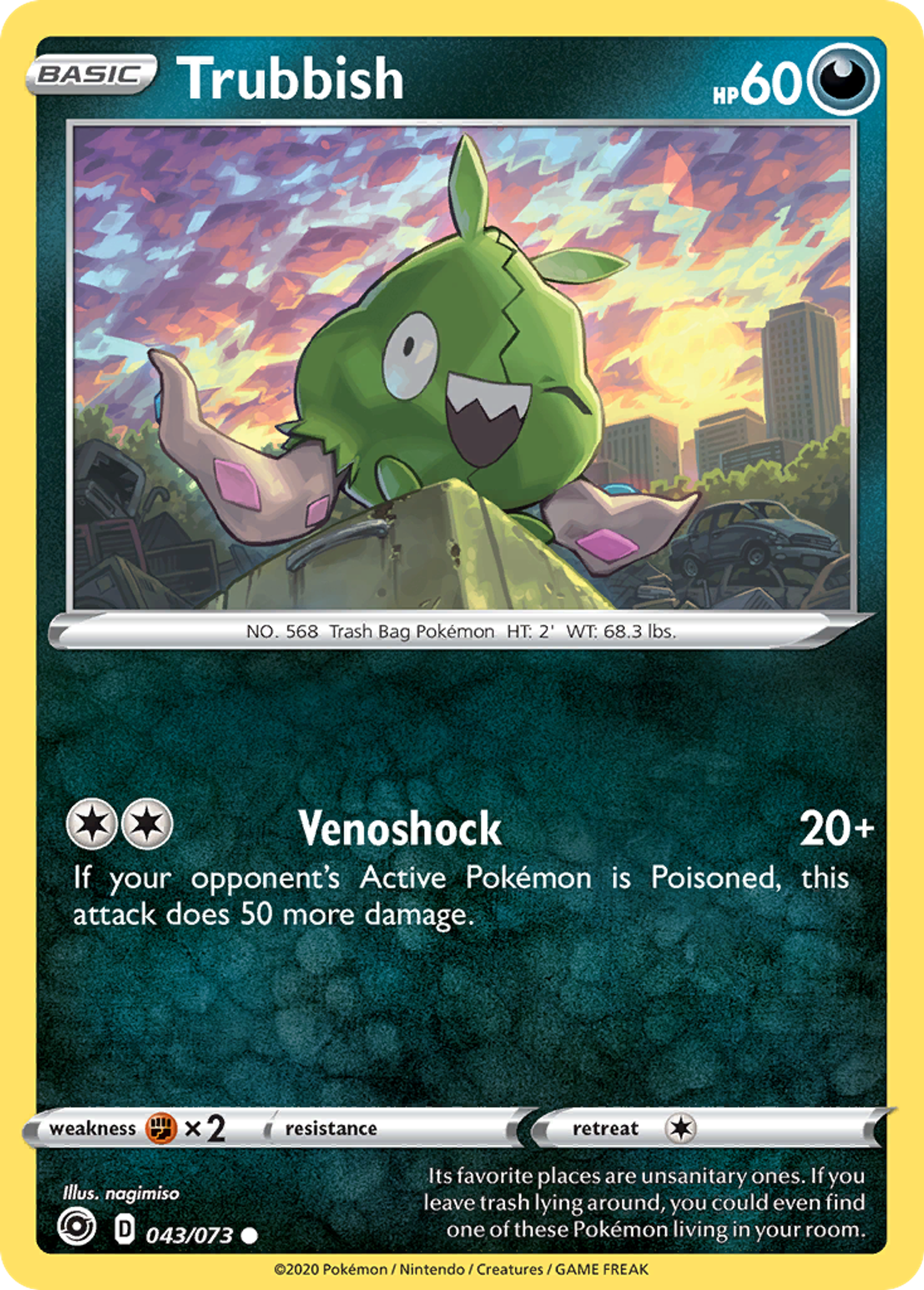 Trubbish — Champion's Path — Pokémon