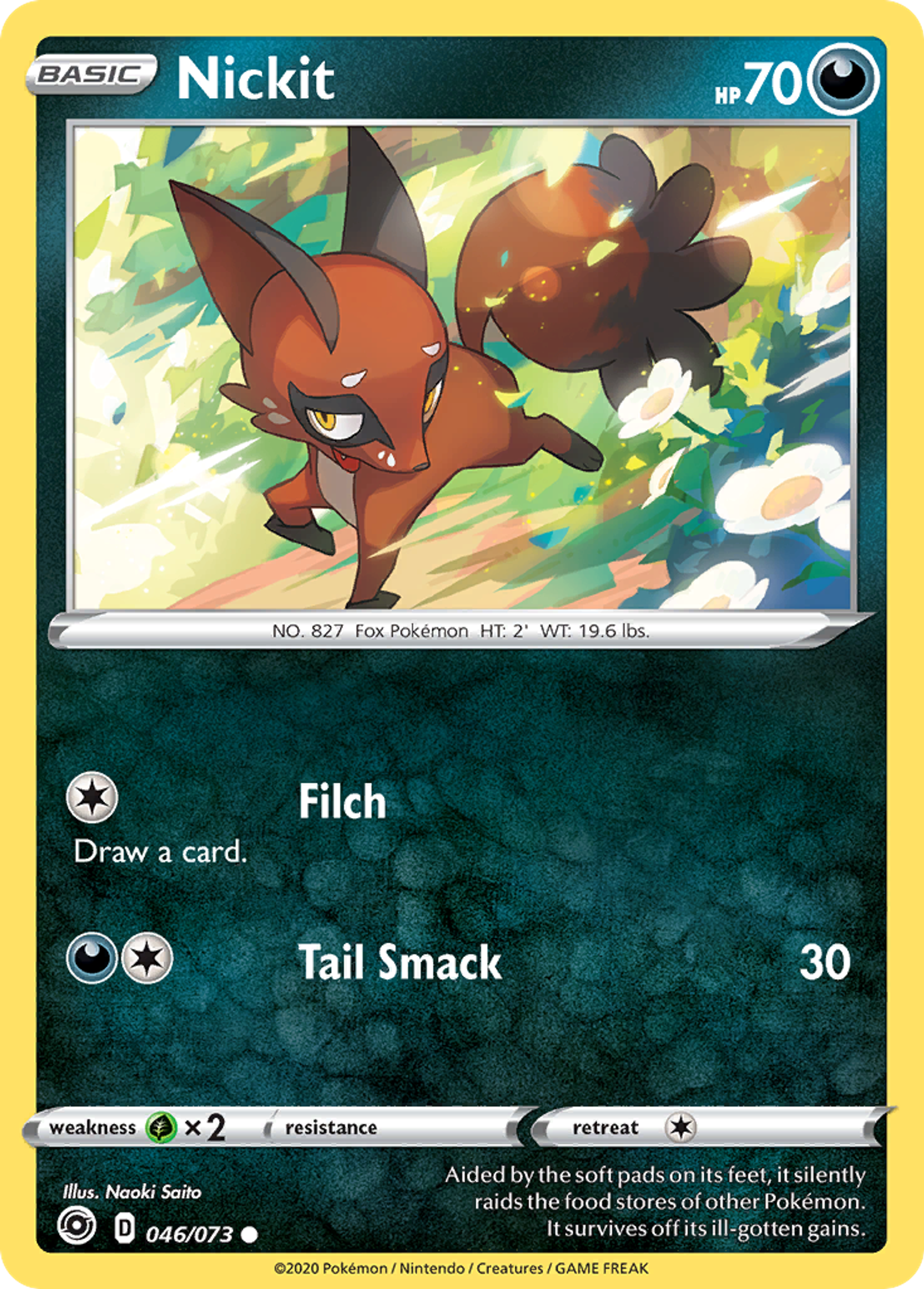 Nickit — Champion's Path — Pokémon