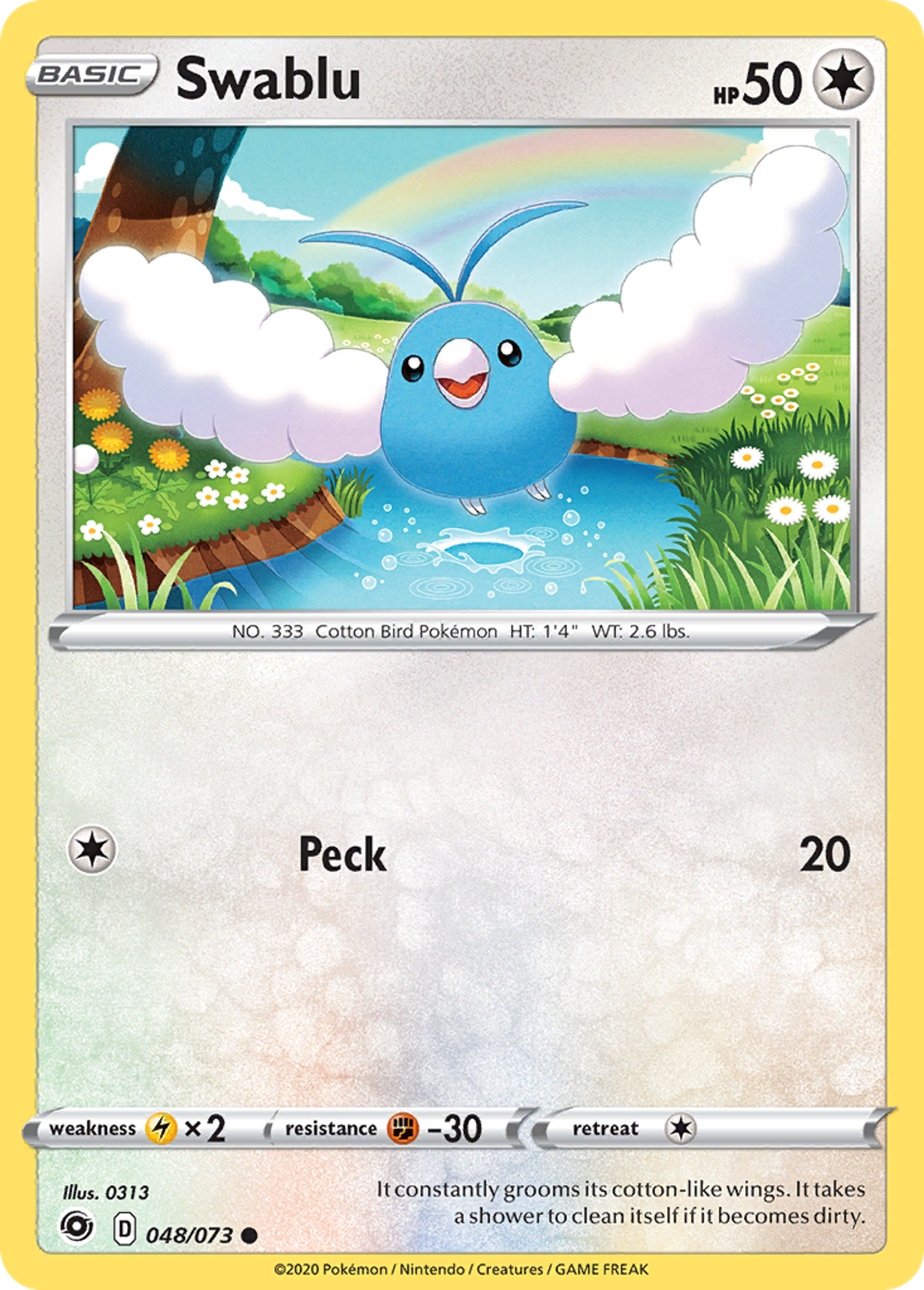 Swablu — Champion's Path — Pokémon