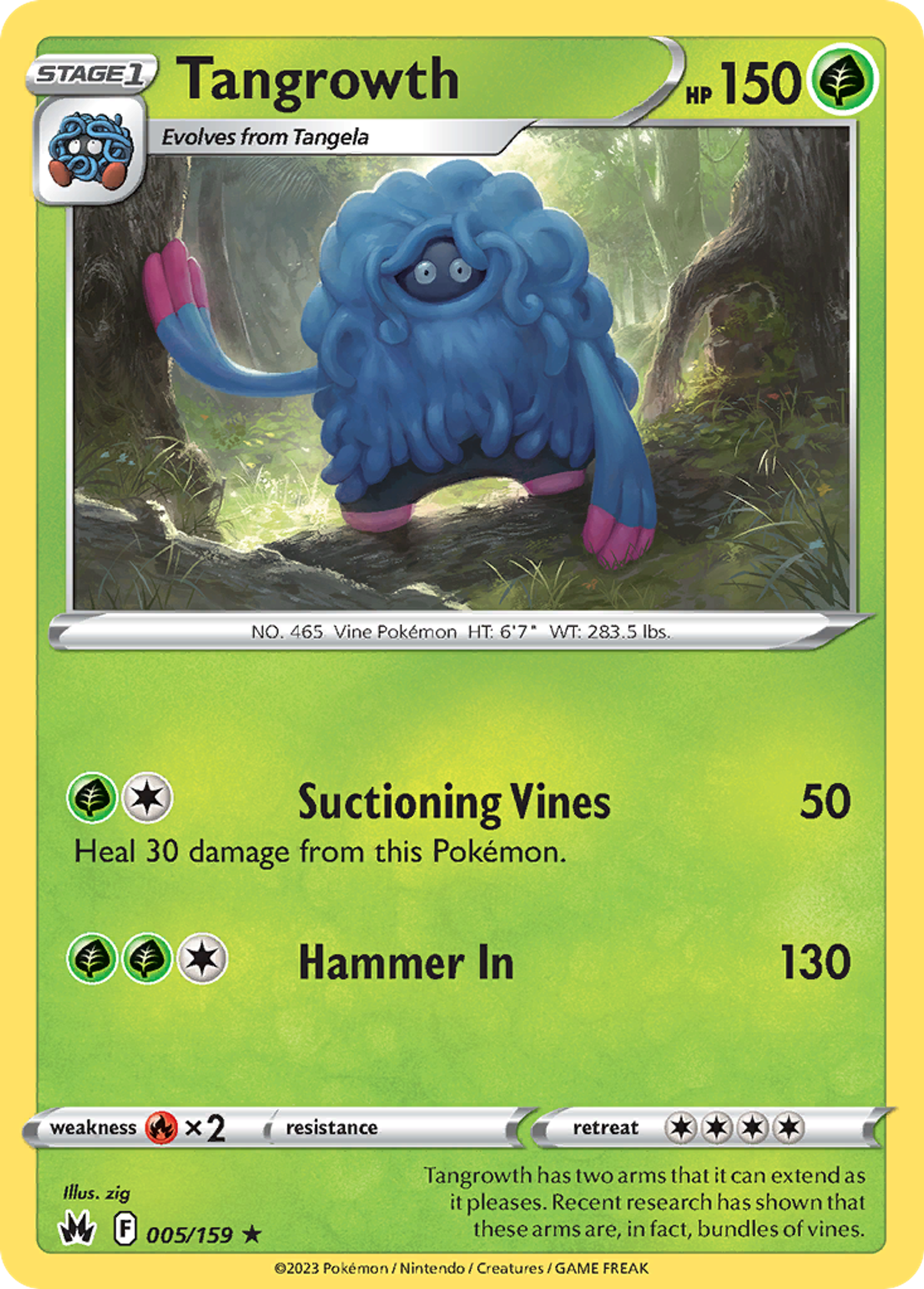 Tangrowth — Crown Zenith — Pokémon