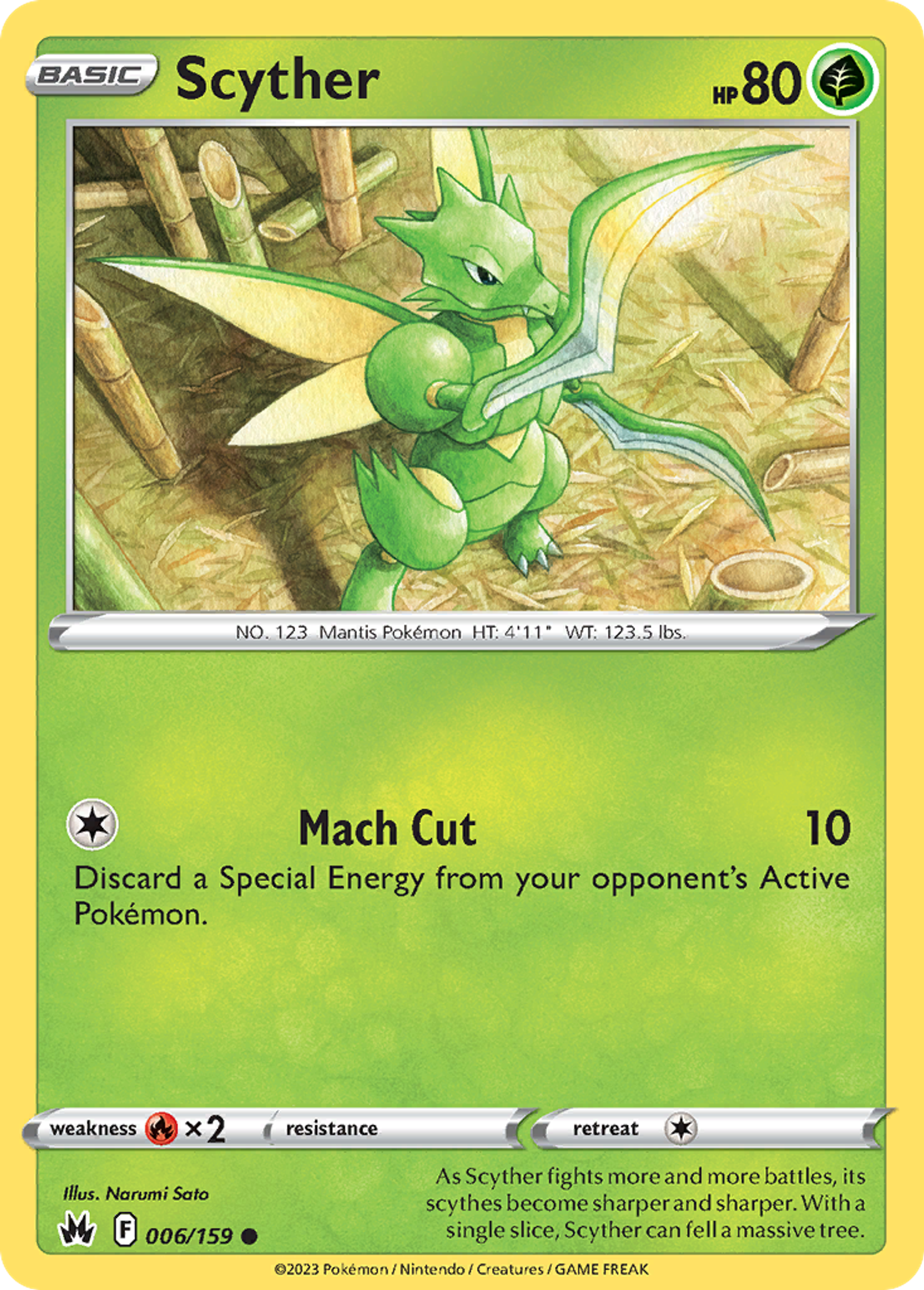 Scyther — Crown Zenith — Pokémon