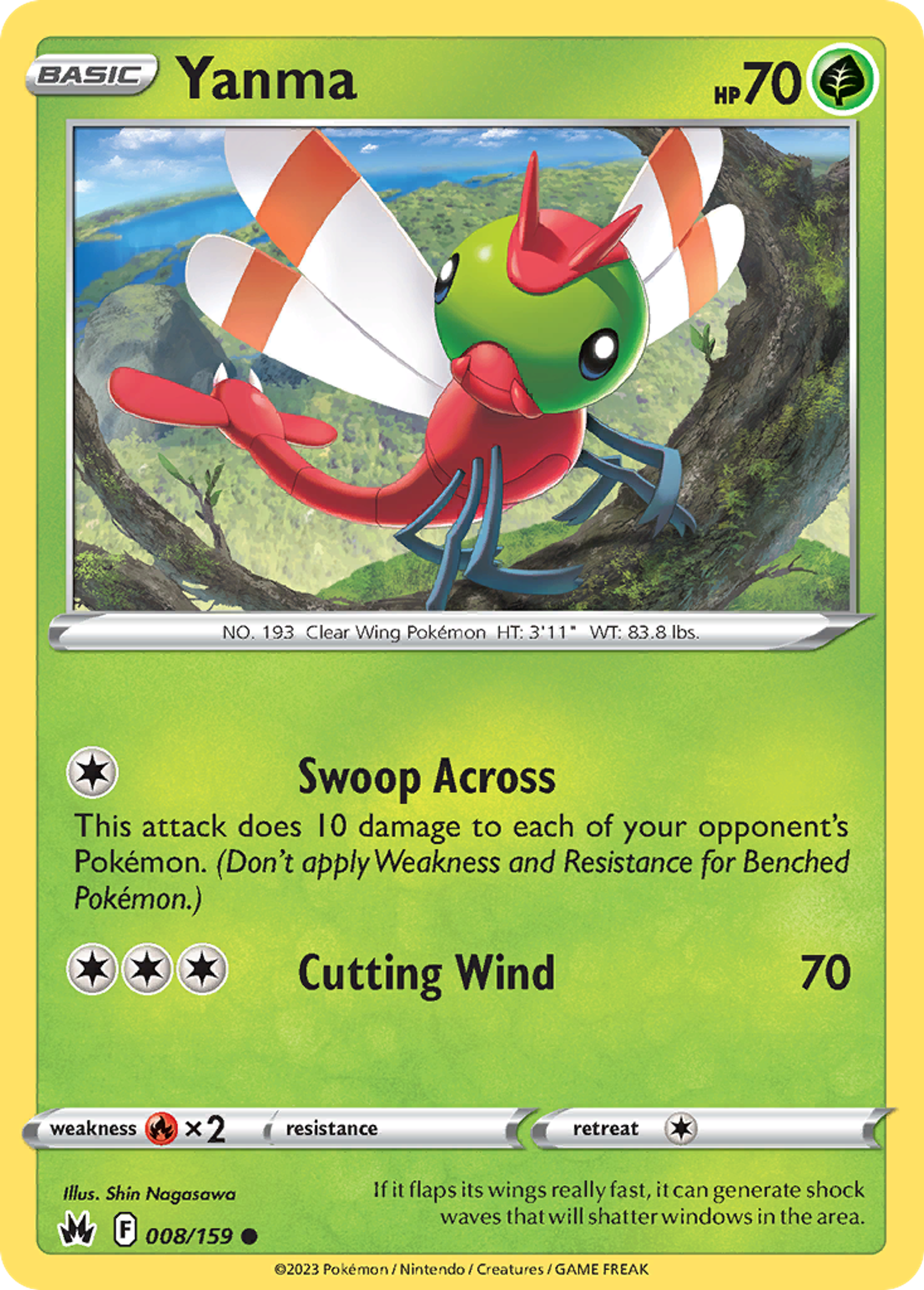 Yanma — Crown Zenith — Pokémon
