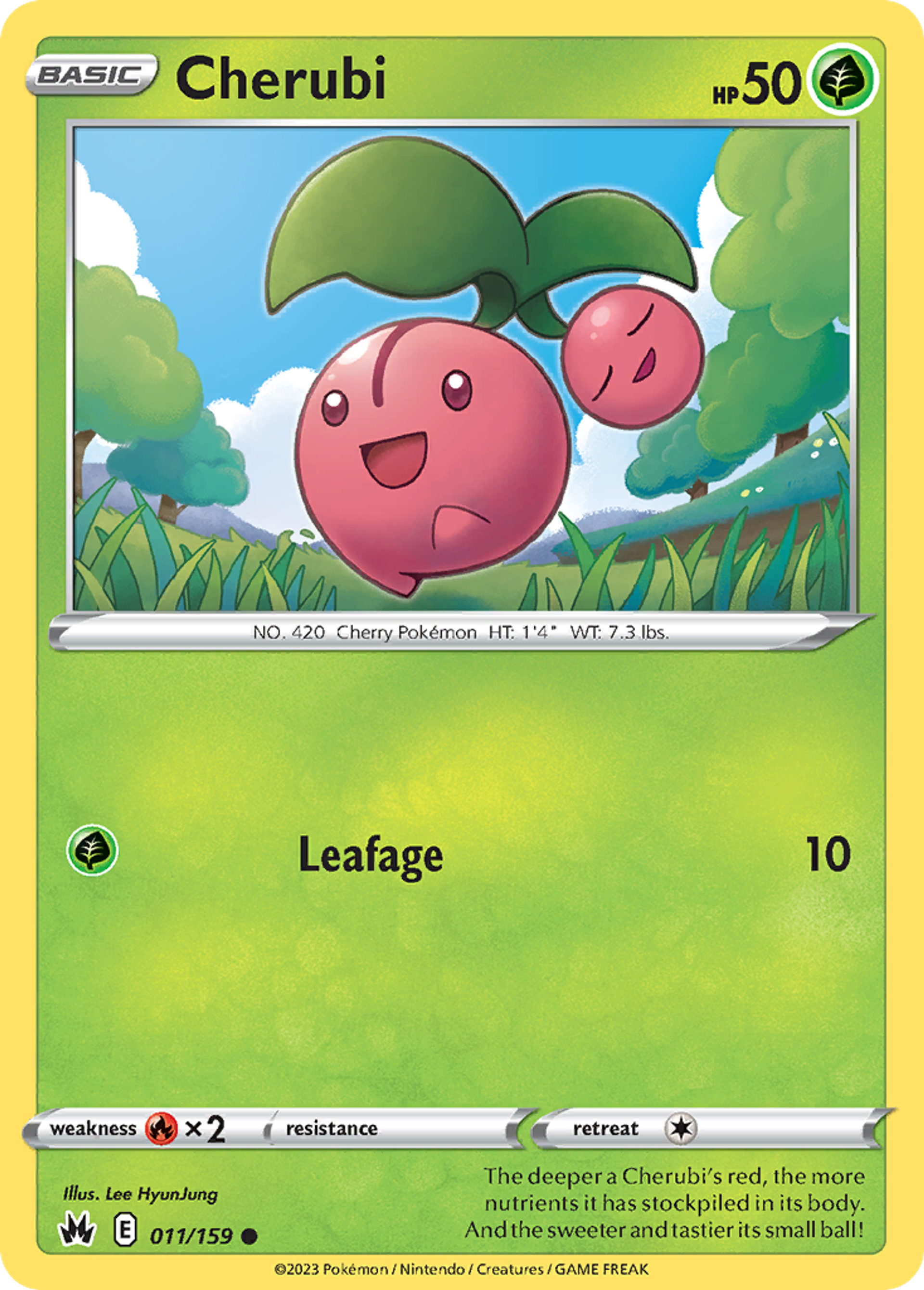 Cherubi — Crown Zenith — Pokémon