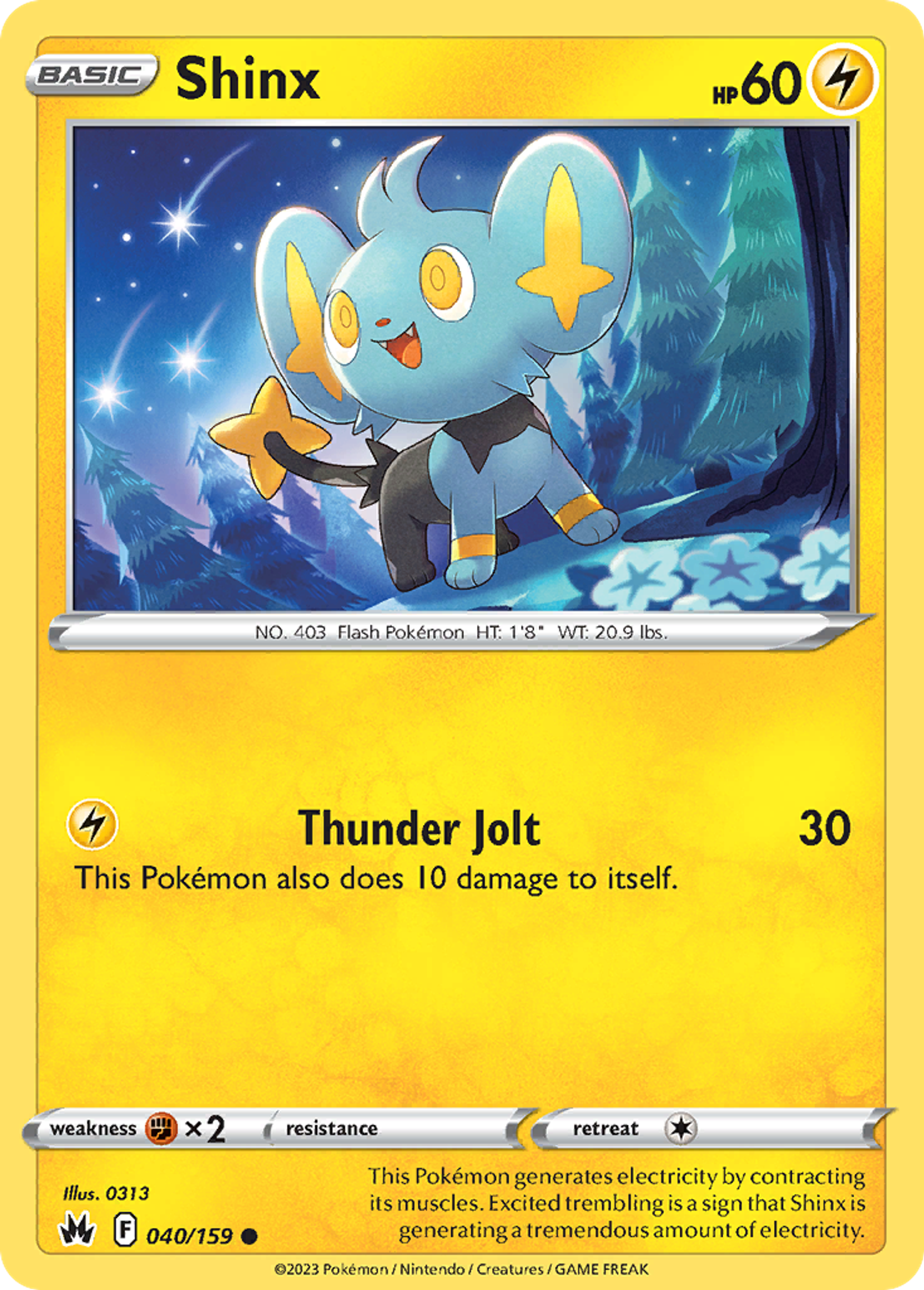 Shinx — Crown Zenith — Pokémon