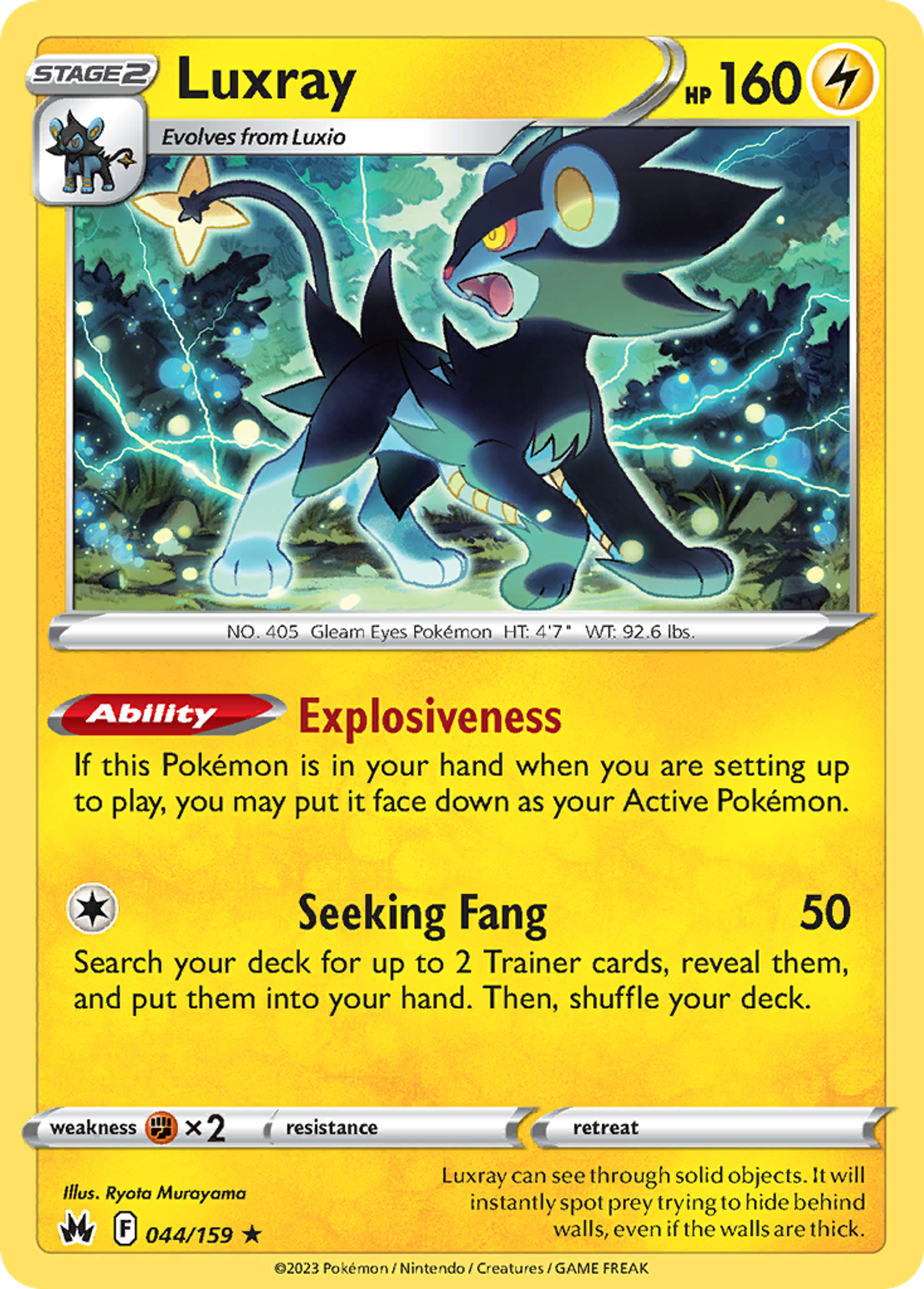Luxray — Crown Zenith — Pokémon