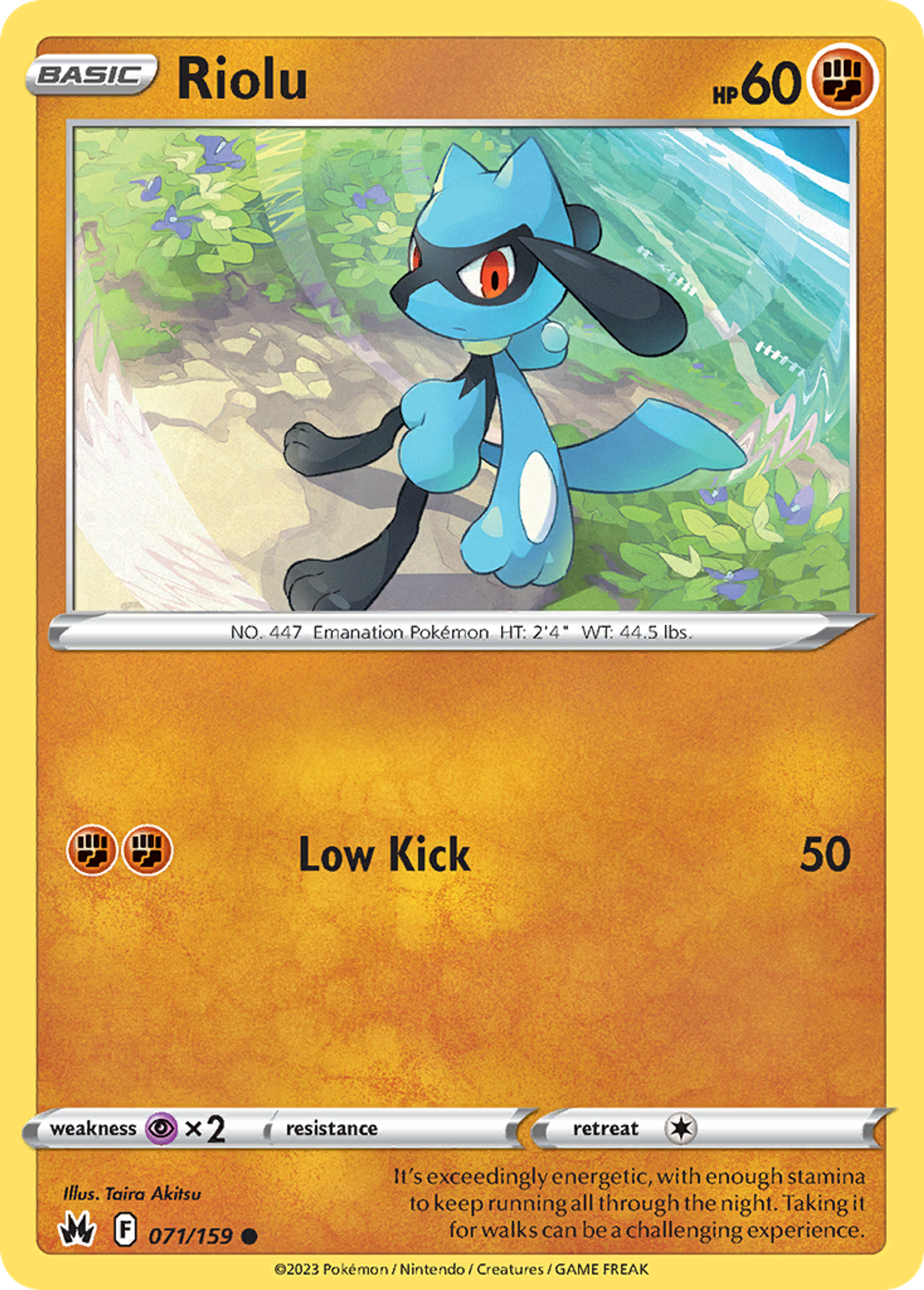 Riolu — Crown Zenith — Pokémon