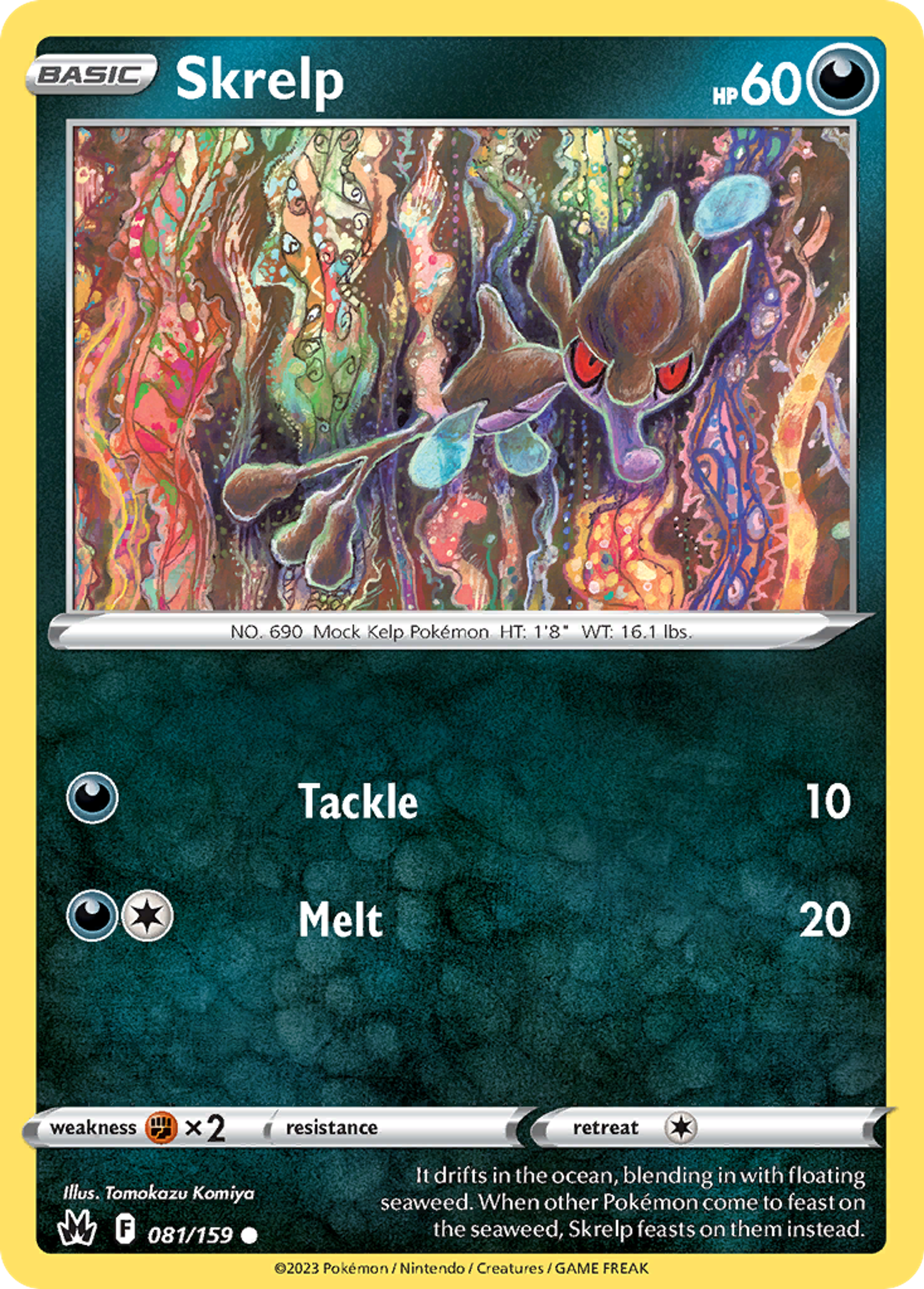 Skrelp — Crown Zenith — Pokémon