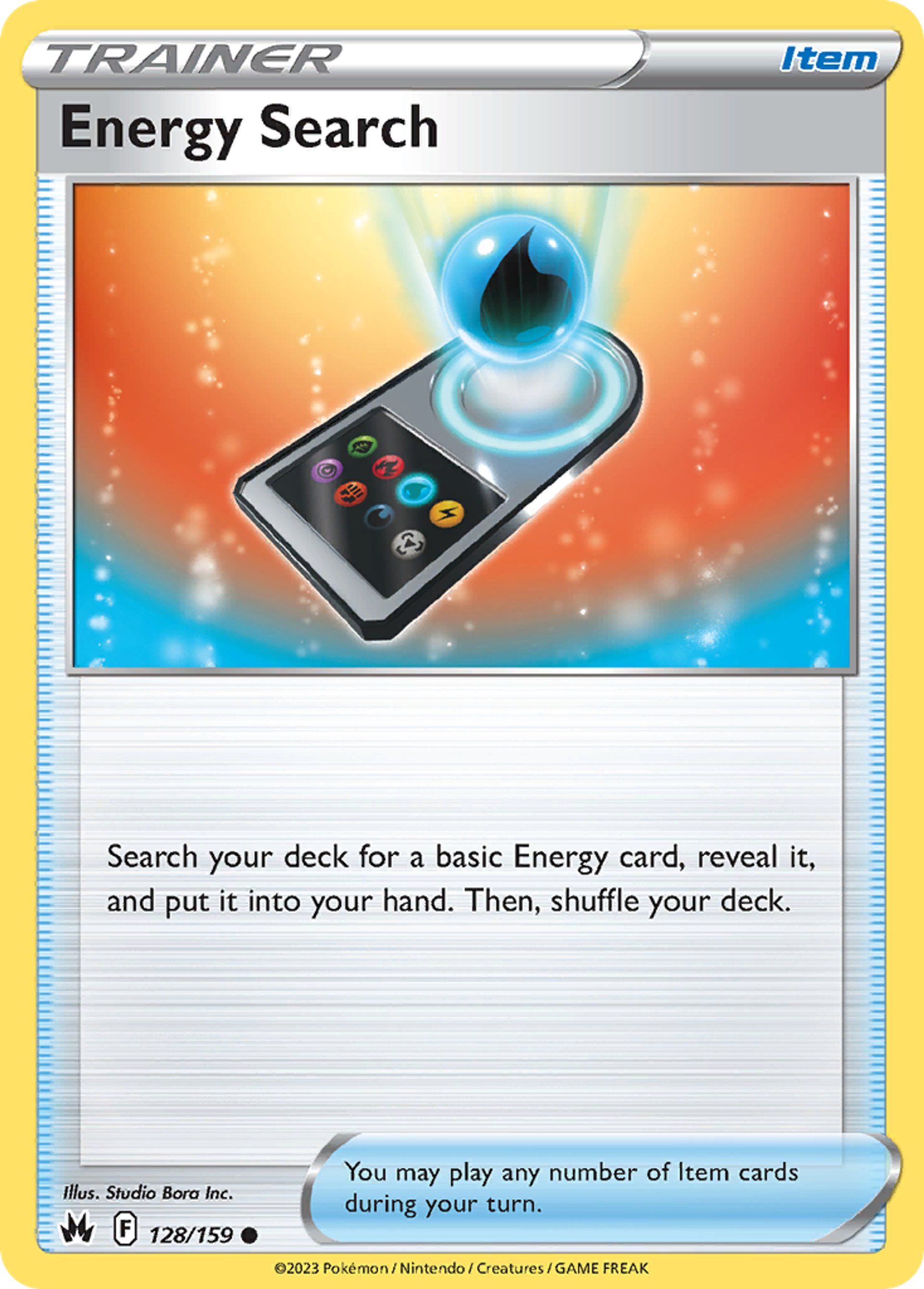 Energy Search — Crown Zenith — Pokémon