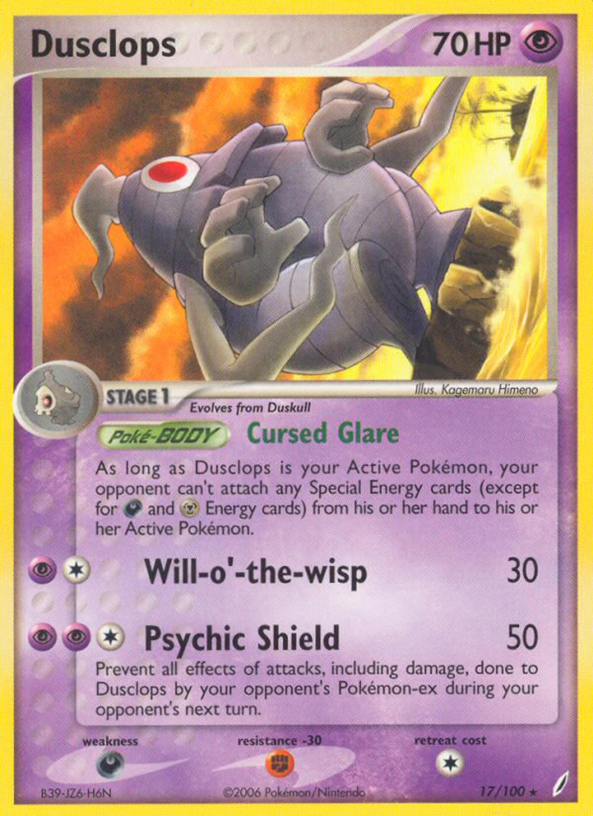 Dusclops — Crystal Guardians — Pokemon