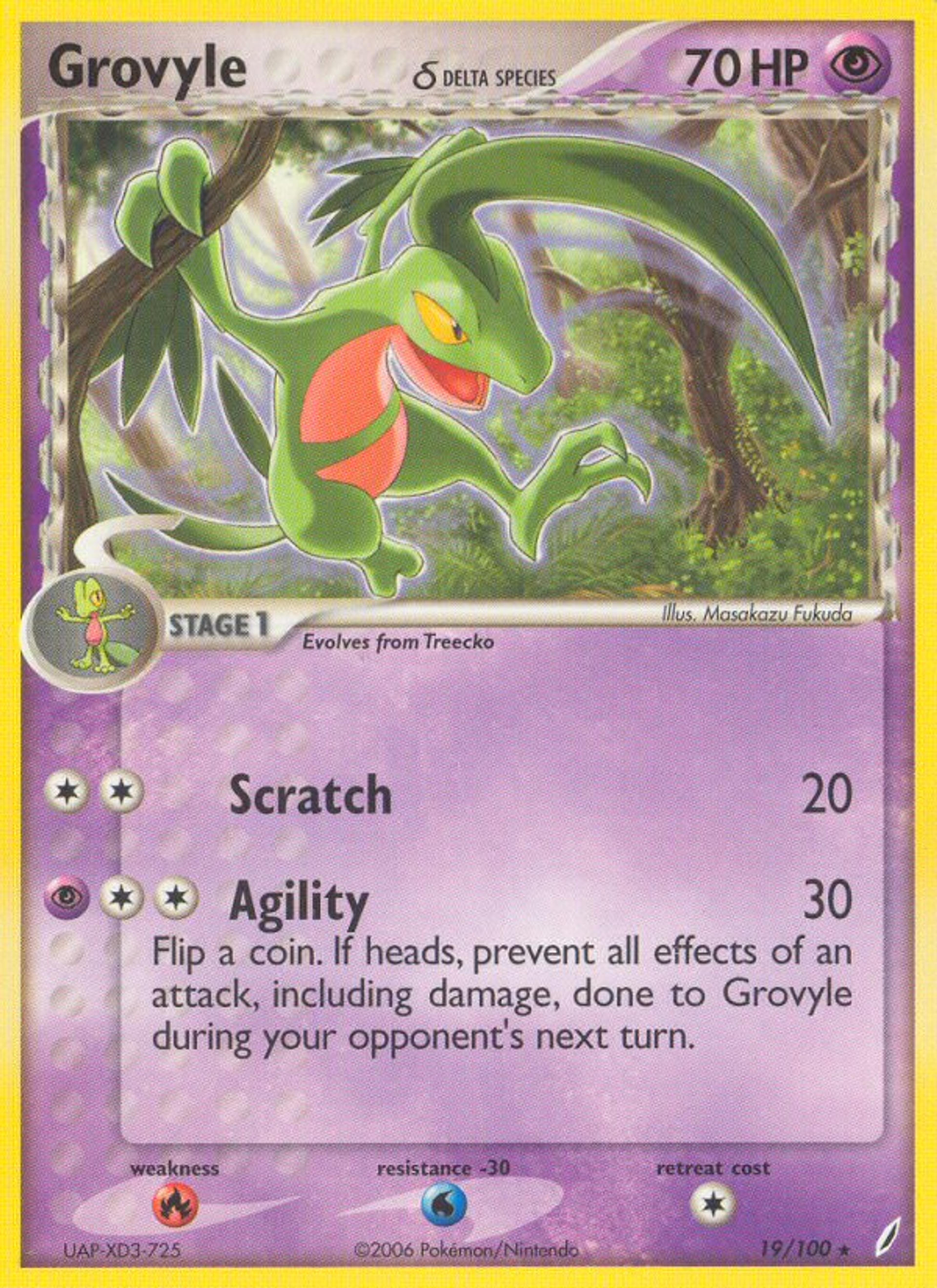 Grovyle — Crystal Guardians — Pokemon
