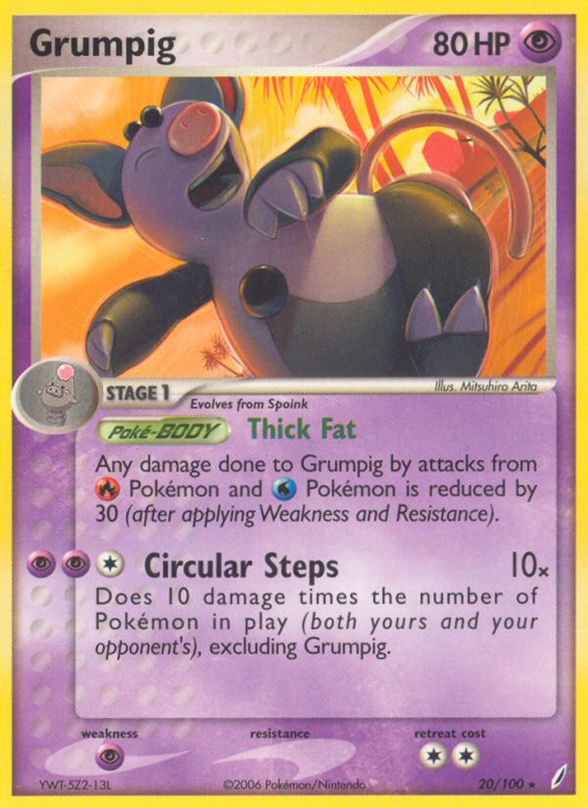 Grumpig — Crystal Guardians — Pokemon