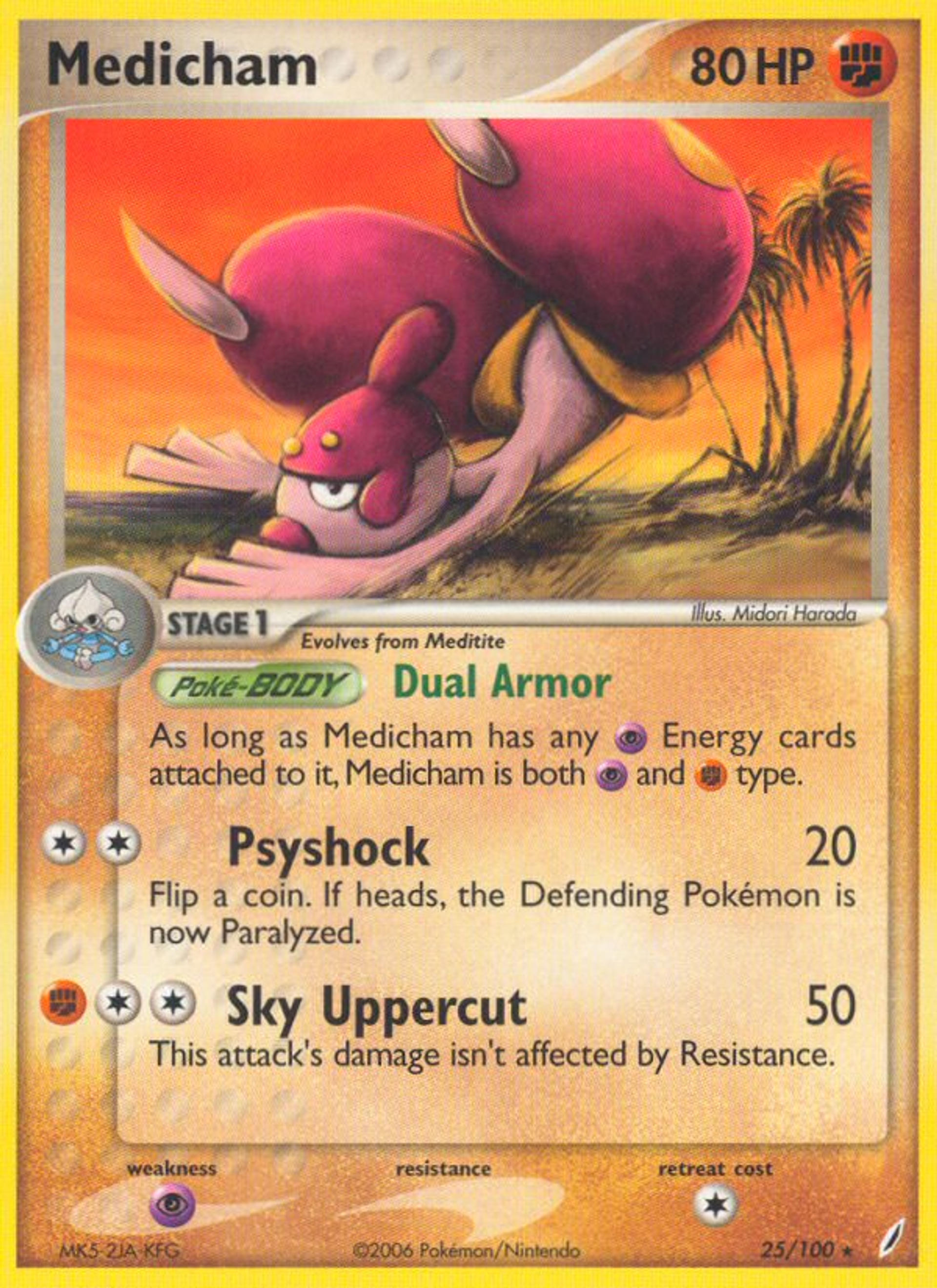 Medicham — Crystal Guardians — Pokemon