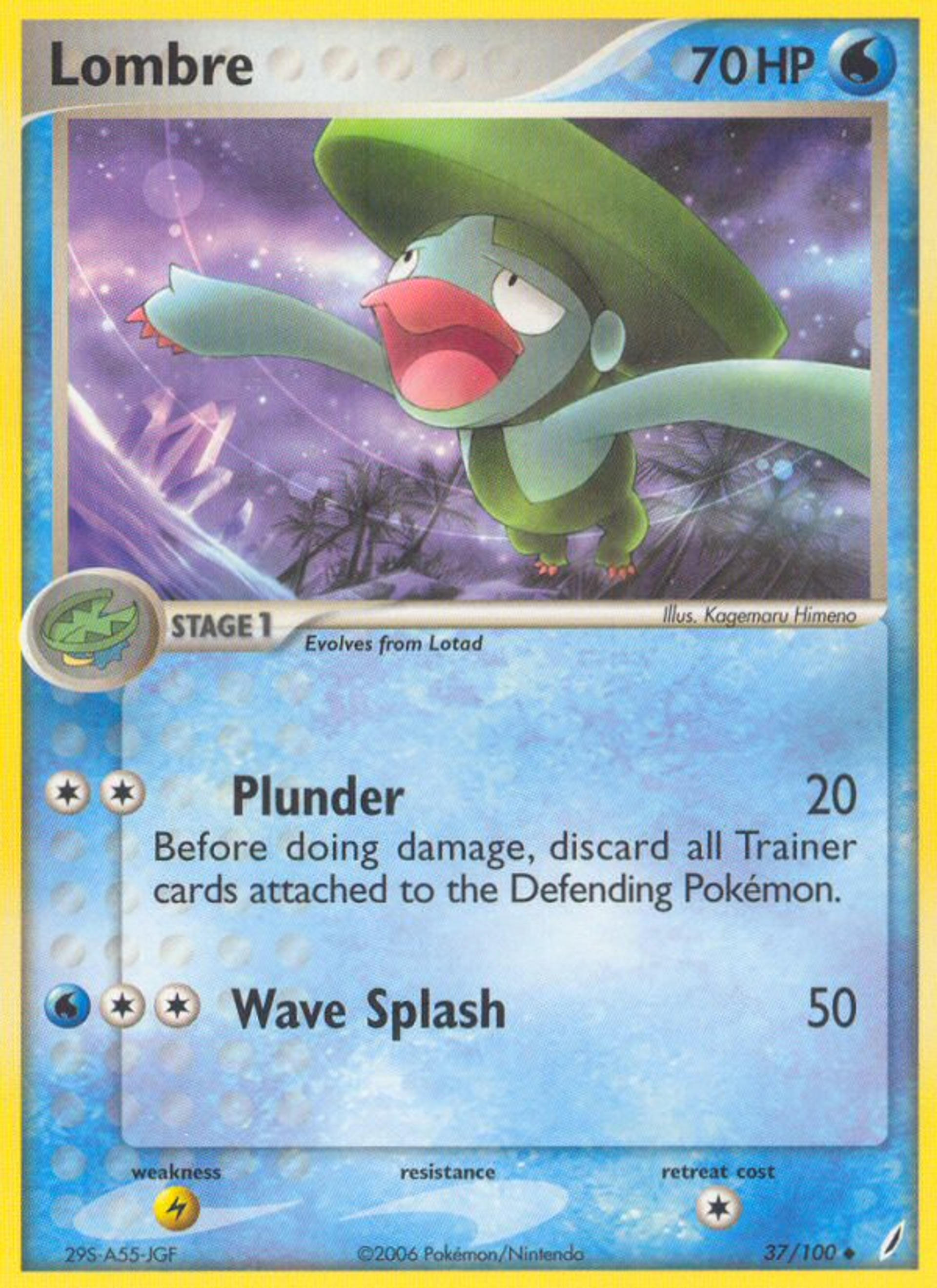 Lombre — Crystal Guardians — Pokemon