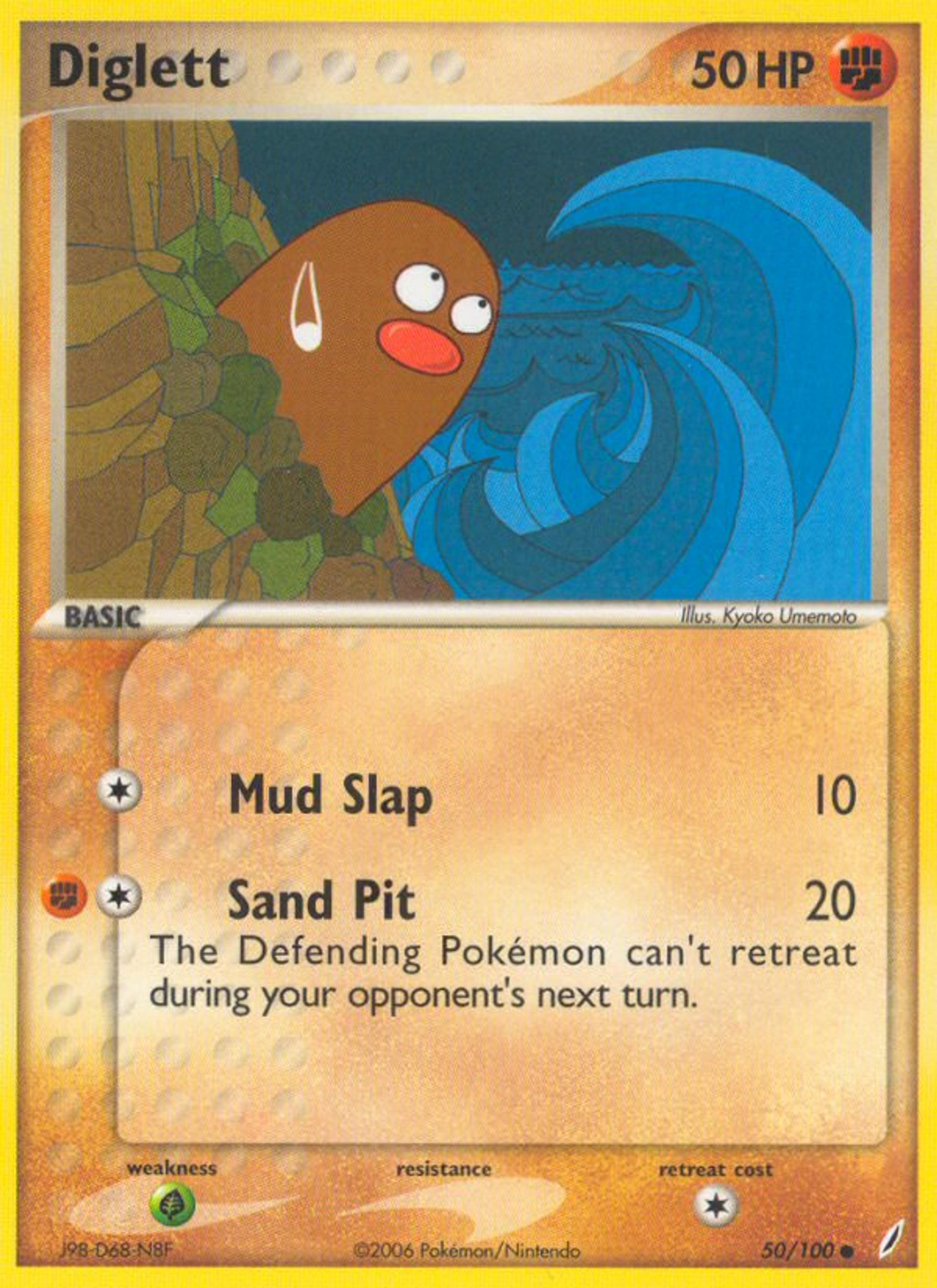 Diglett — Crystal Guardians — Pokemon