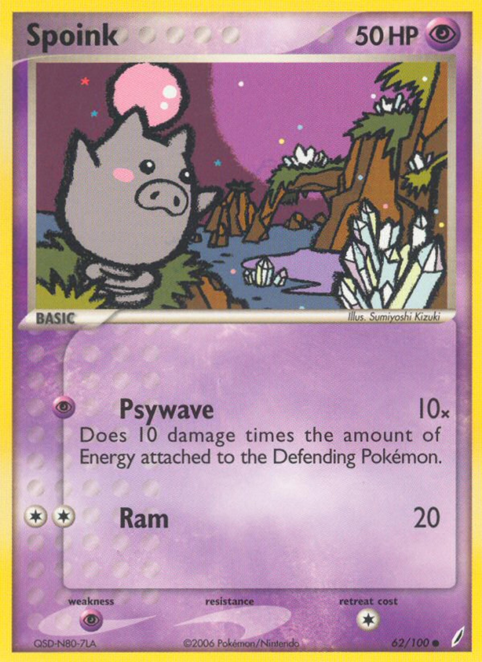 Spoink — Crystal Guardians — Pokemon