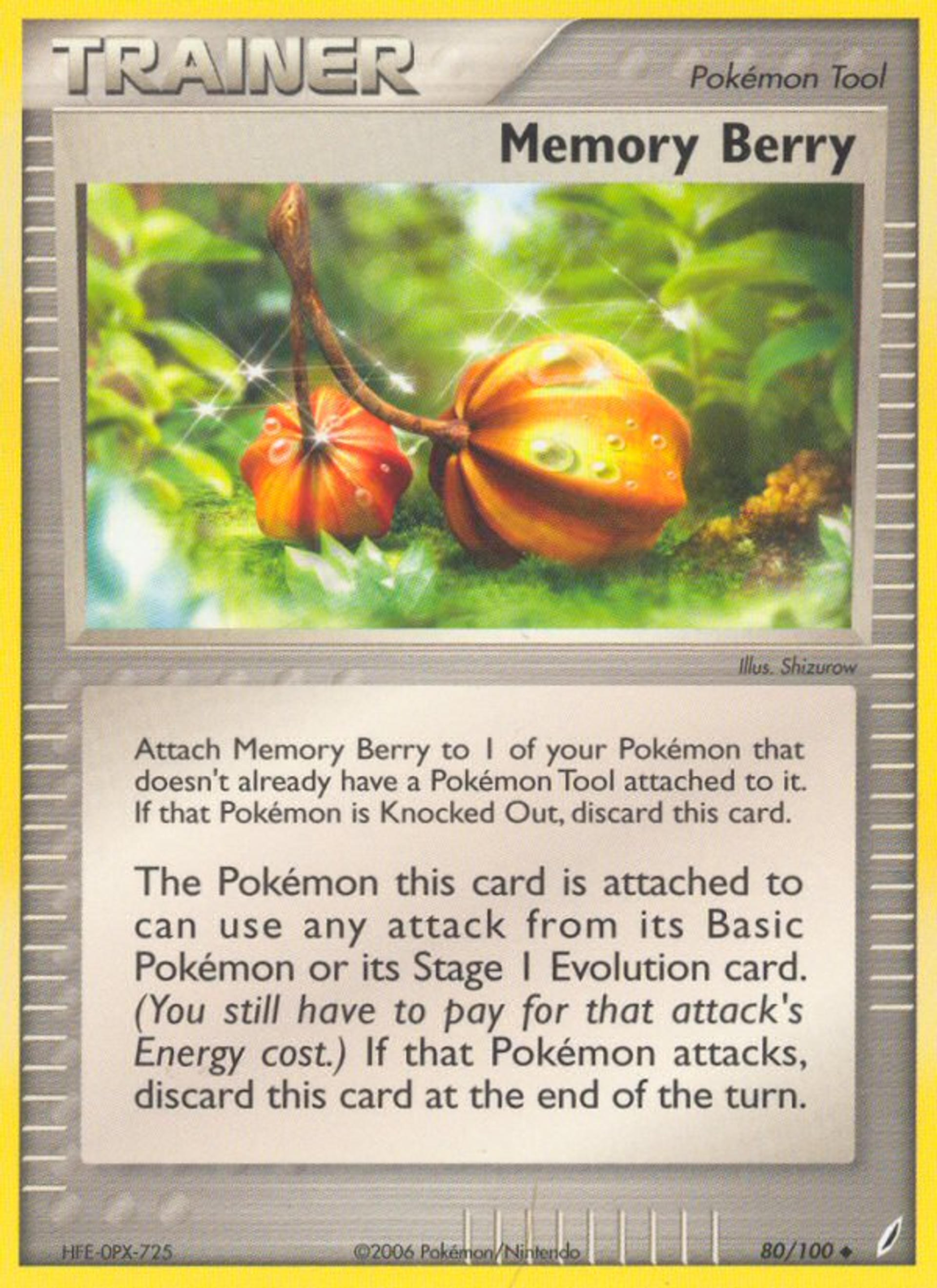 Memory Berry — Crystal Guardians — Pokemon