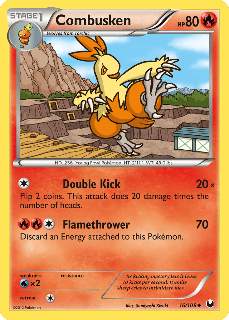 Combusken — Dark Explorers — Pokemon