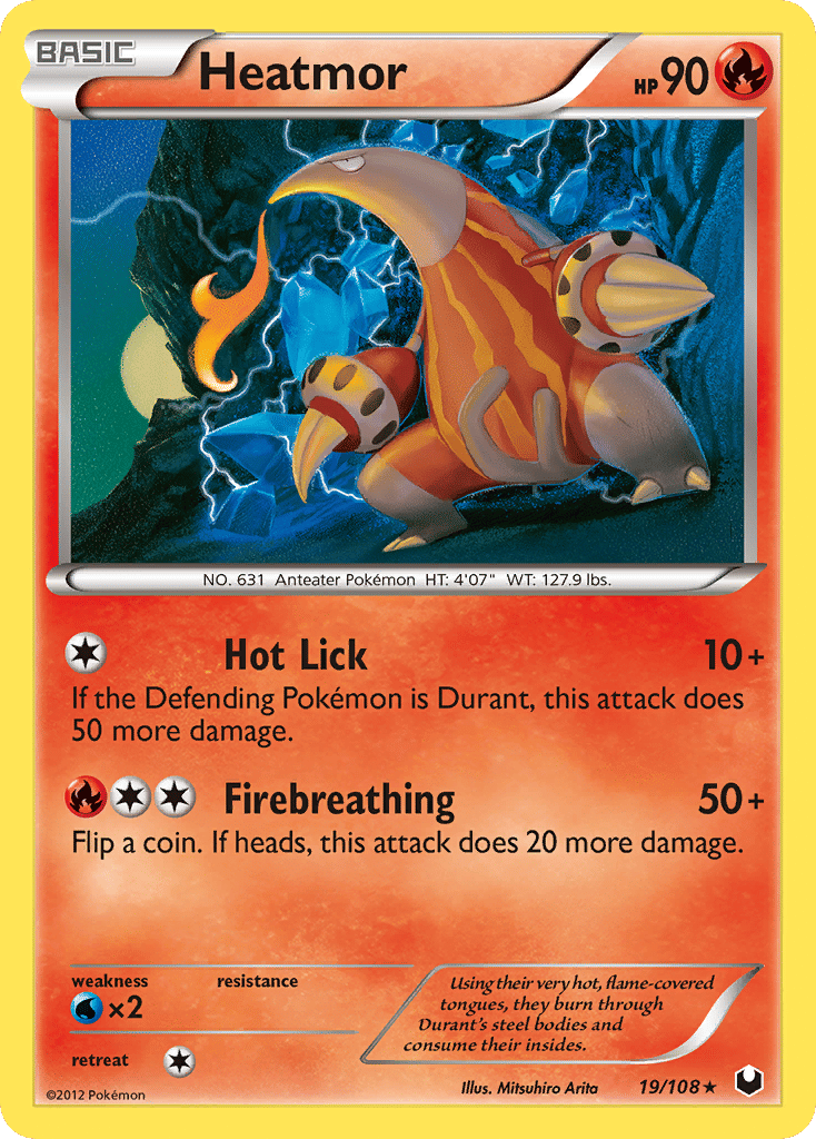 Heatmor — Dark Explorers — Pokemon