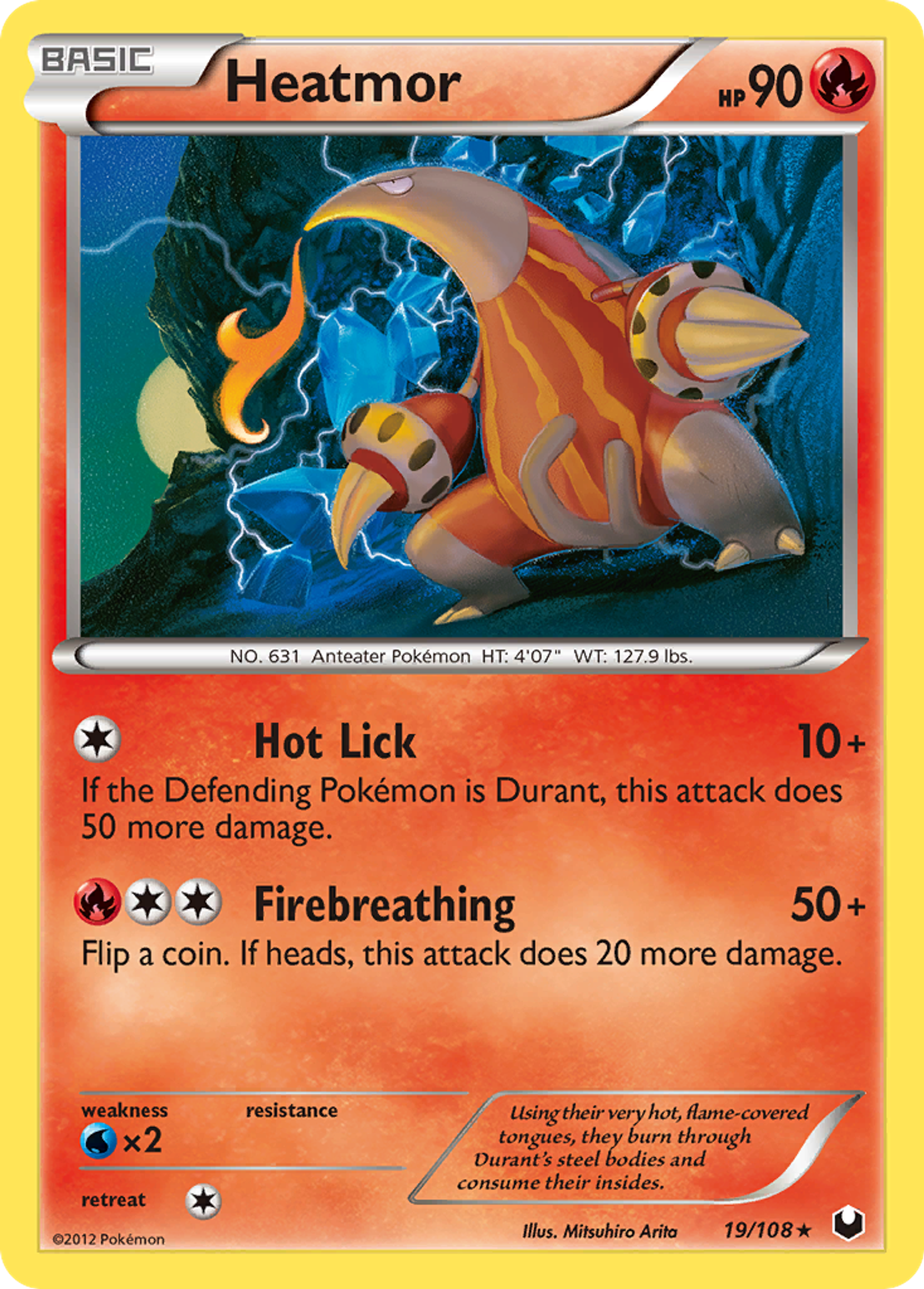 Heatmor — Dark Explorers — Pokemon