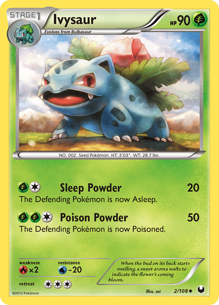 Ivysaur — Dark Explorers — Pokemon