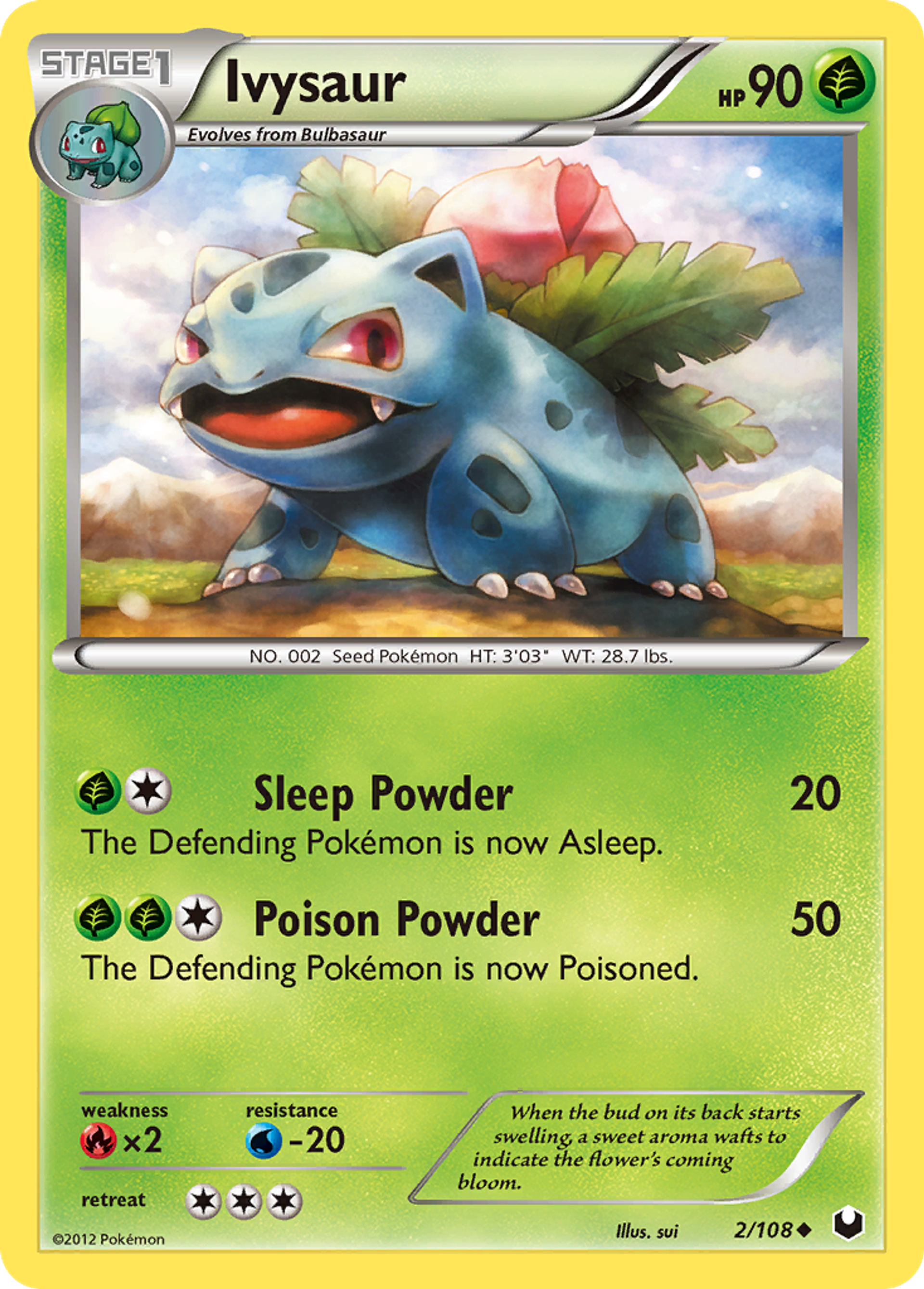 Ivysaur — Dark Explorers — Pokemon