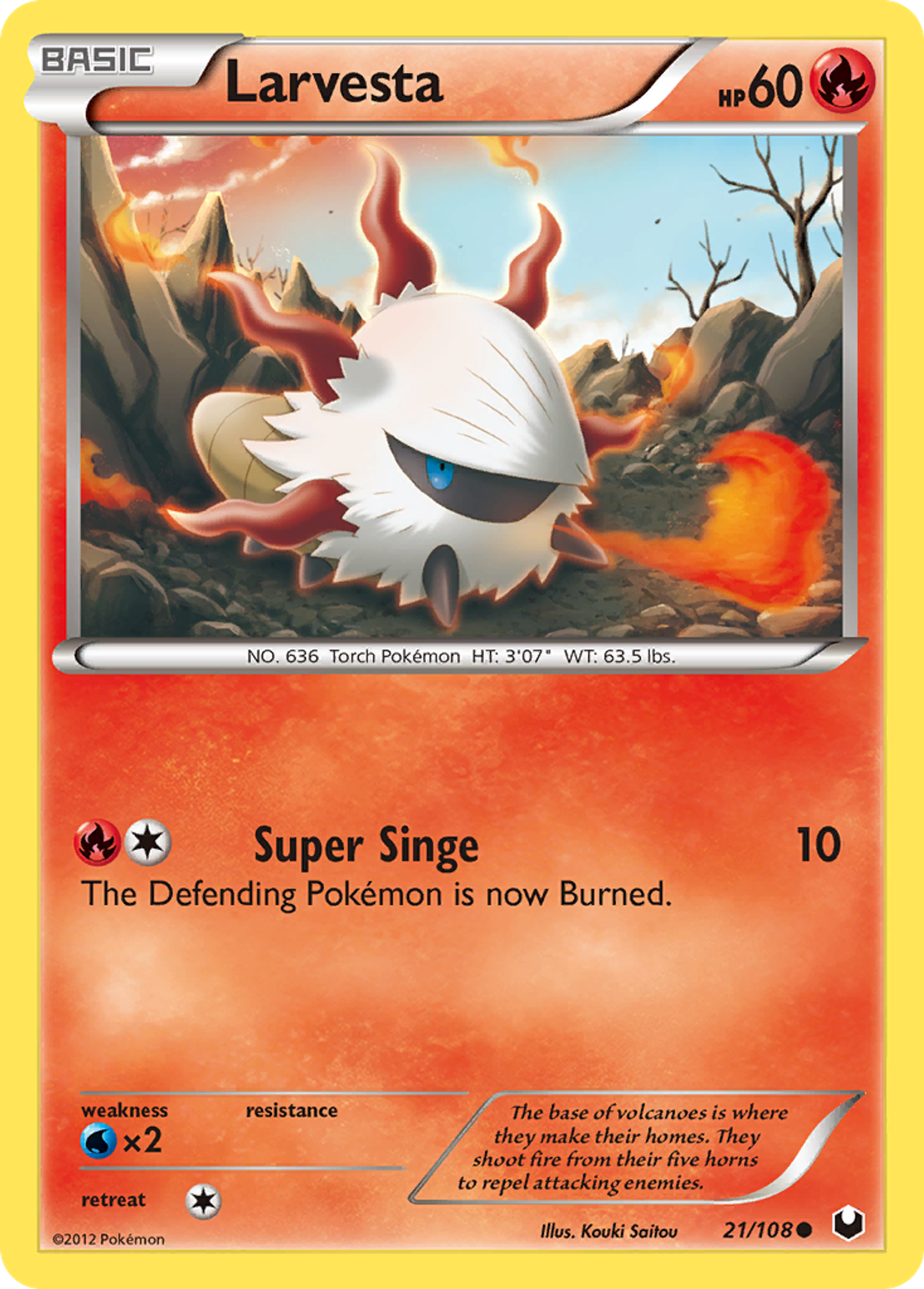 Pyronille — Dark Explorers — Pokemon