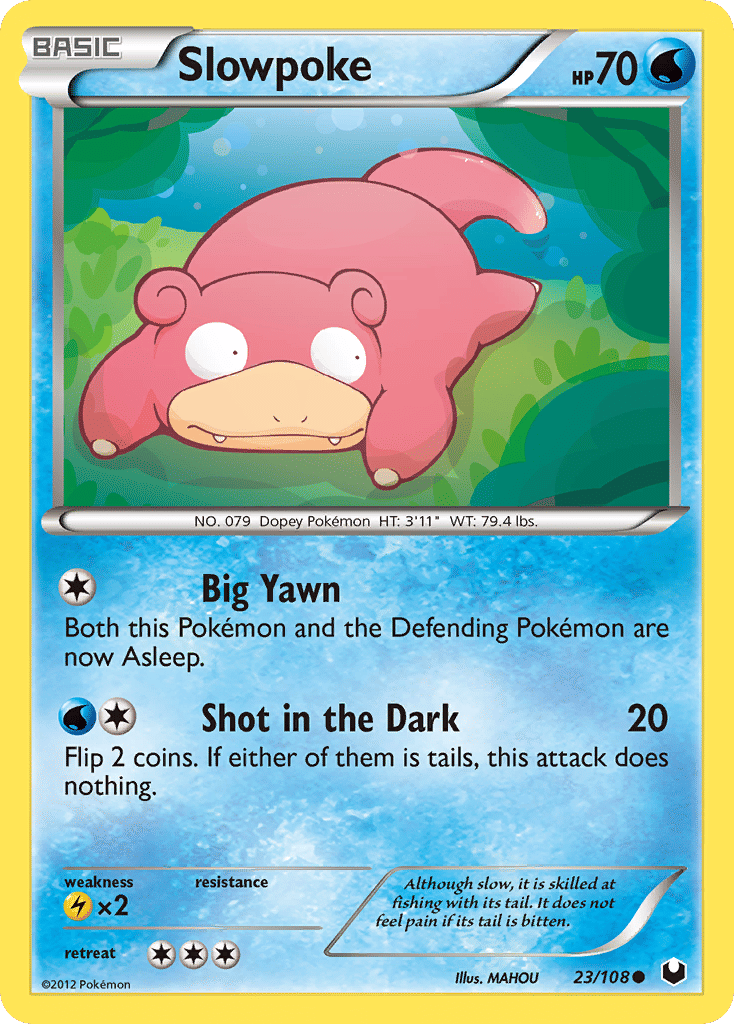 Slowpoke — Dark Explorers — Pokemon