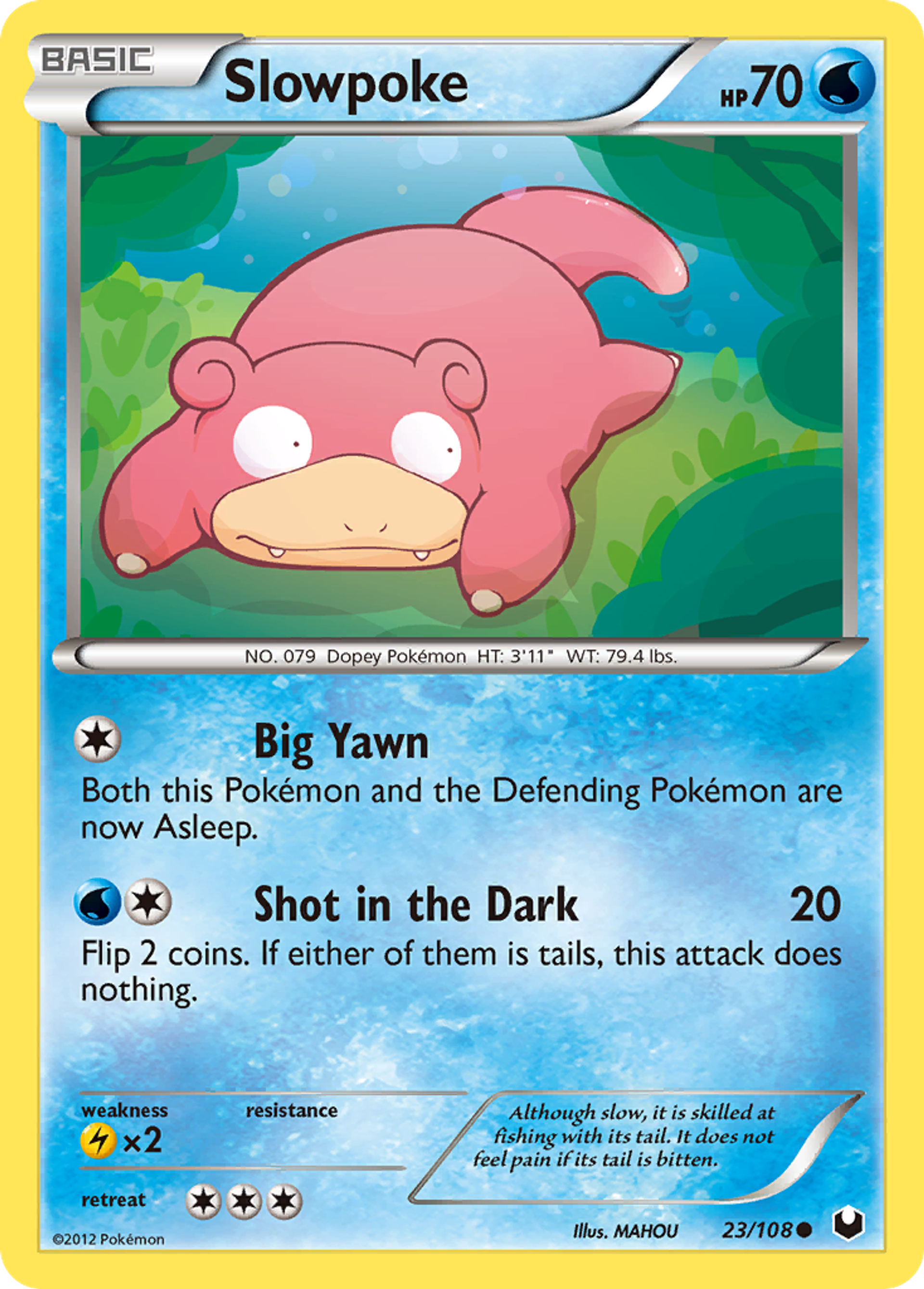 Slowpoke — Dark Explorers — Pokemon