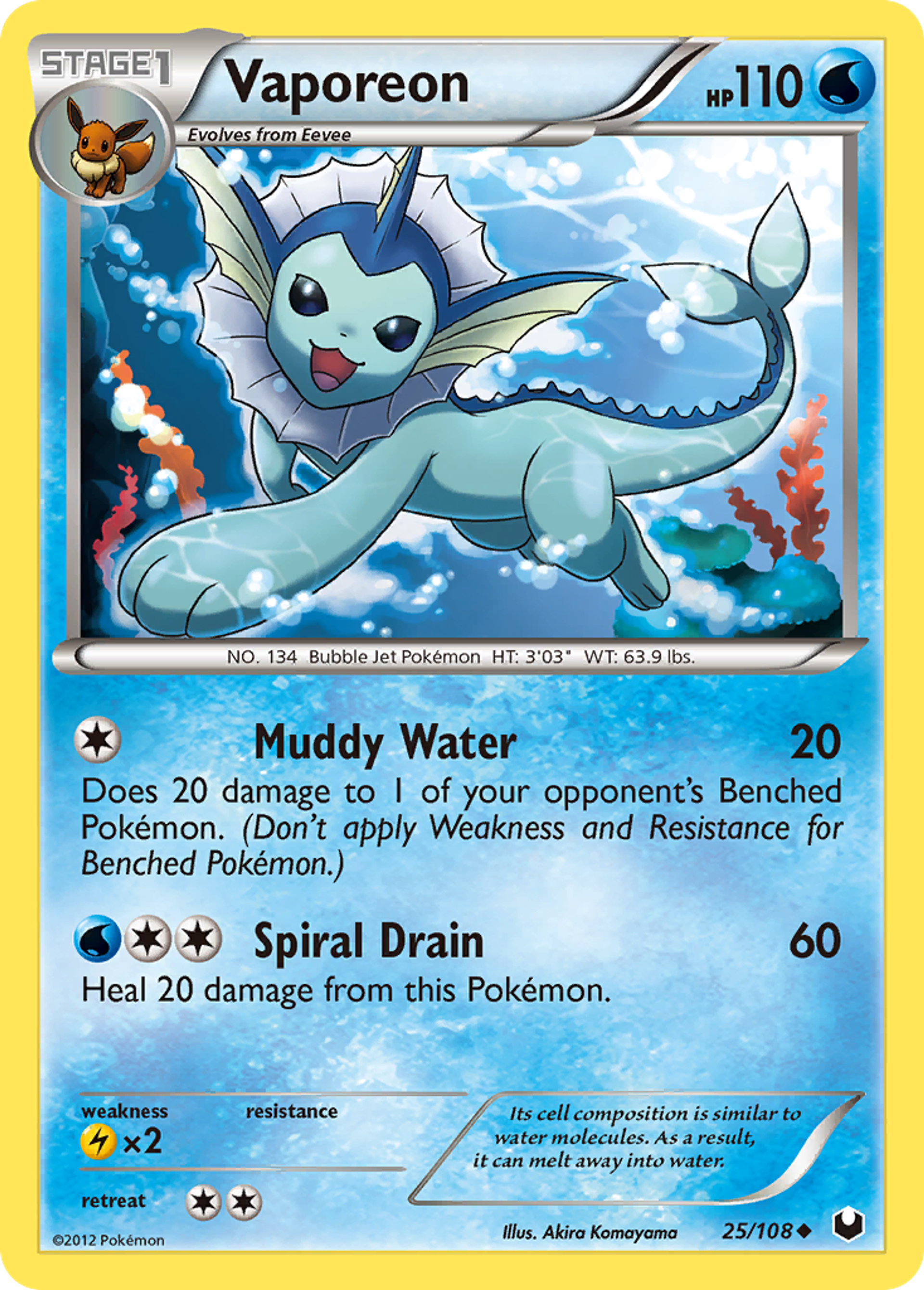 Aquali — Dark Explorers — Pokémon