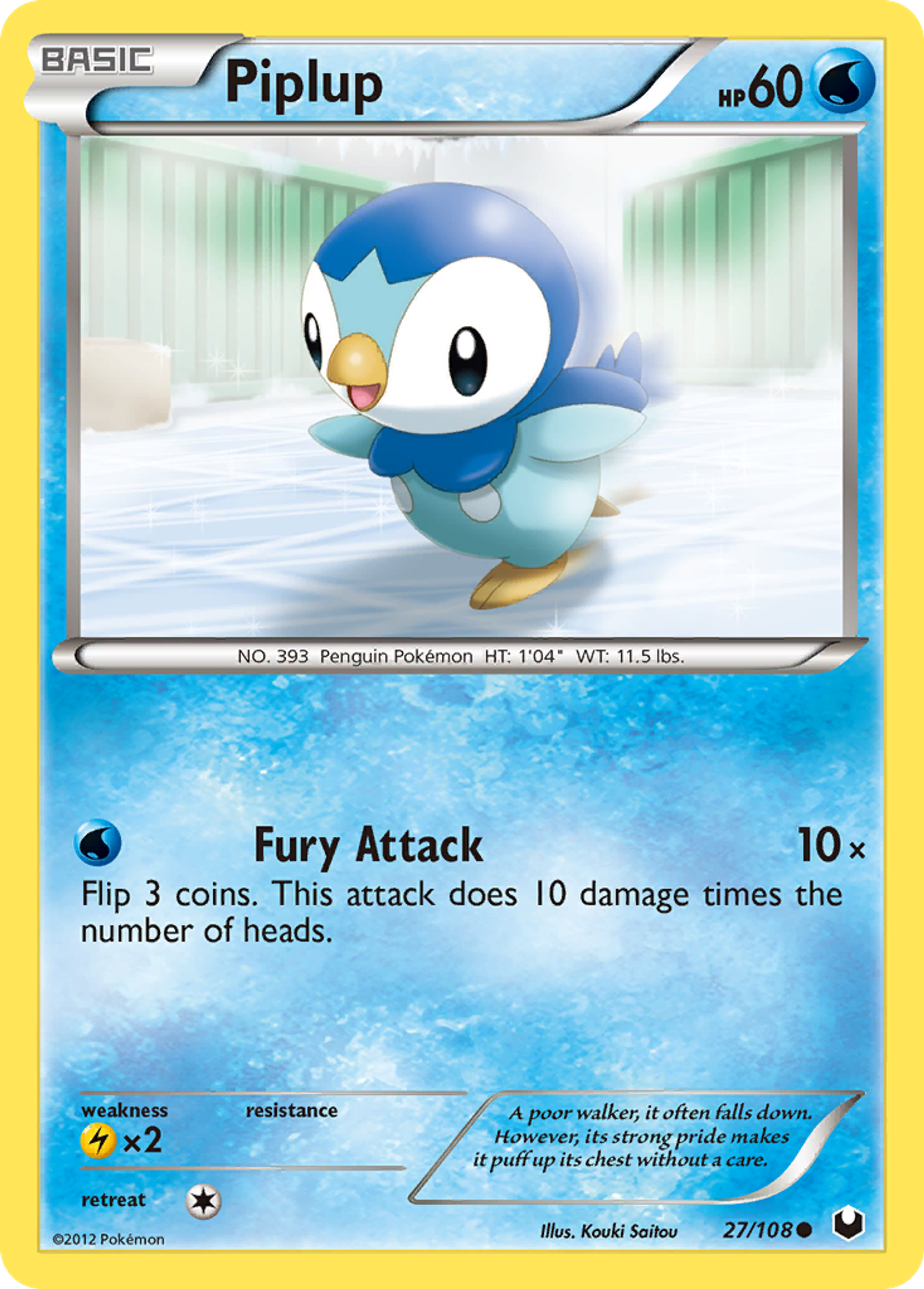 Piplup — Dark Explorers — Pokemon